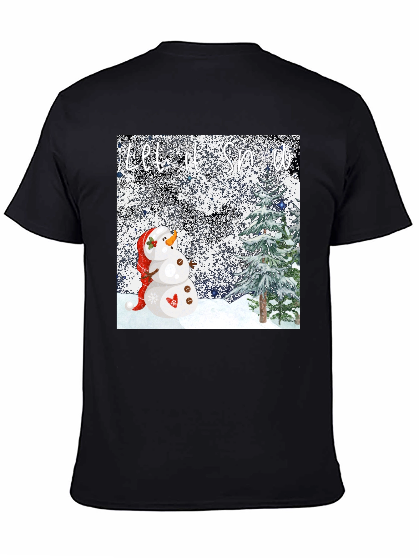 Let it Snow T-Shirt - Festive Winter Tee