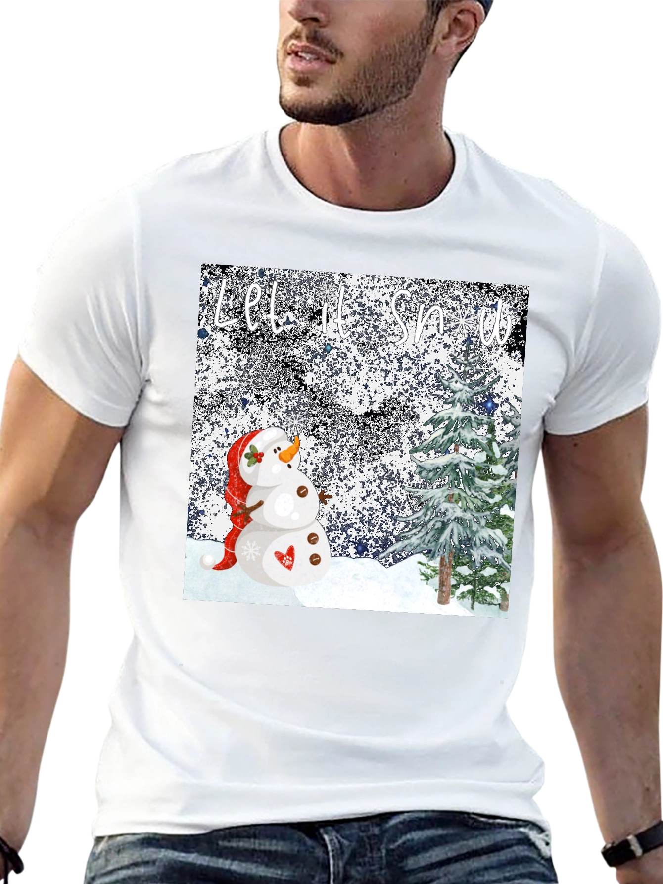 Let it Snow T-Shirt - Festive Winter Tee