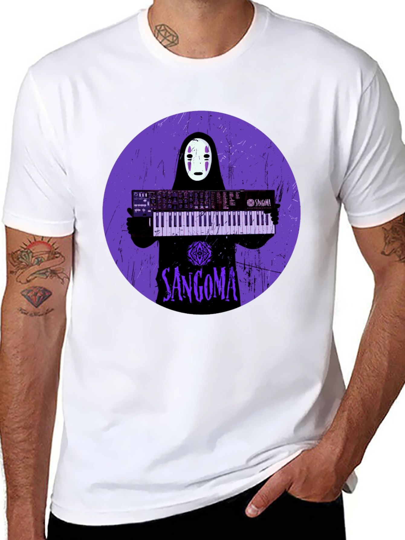 Sangoma No Face Keyboard T-Shirt