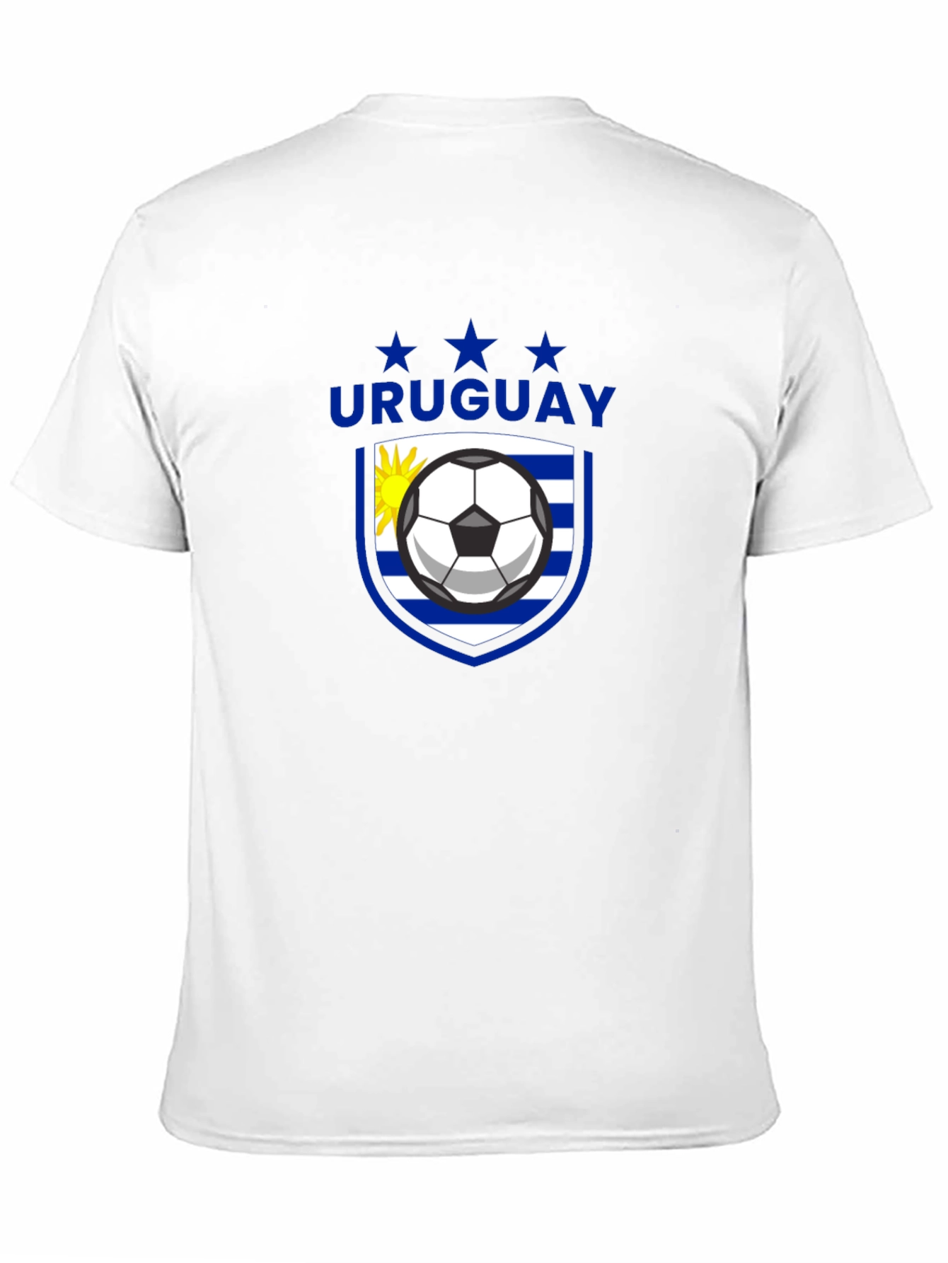 Uruguay Soccer T-Shirt - Black