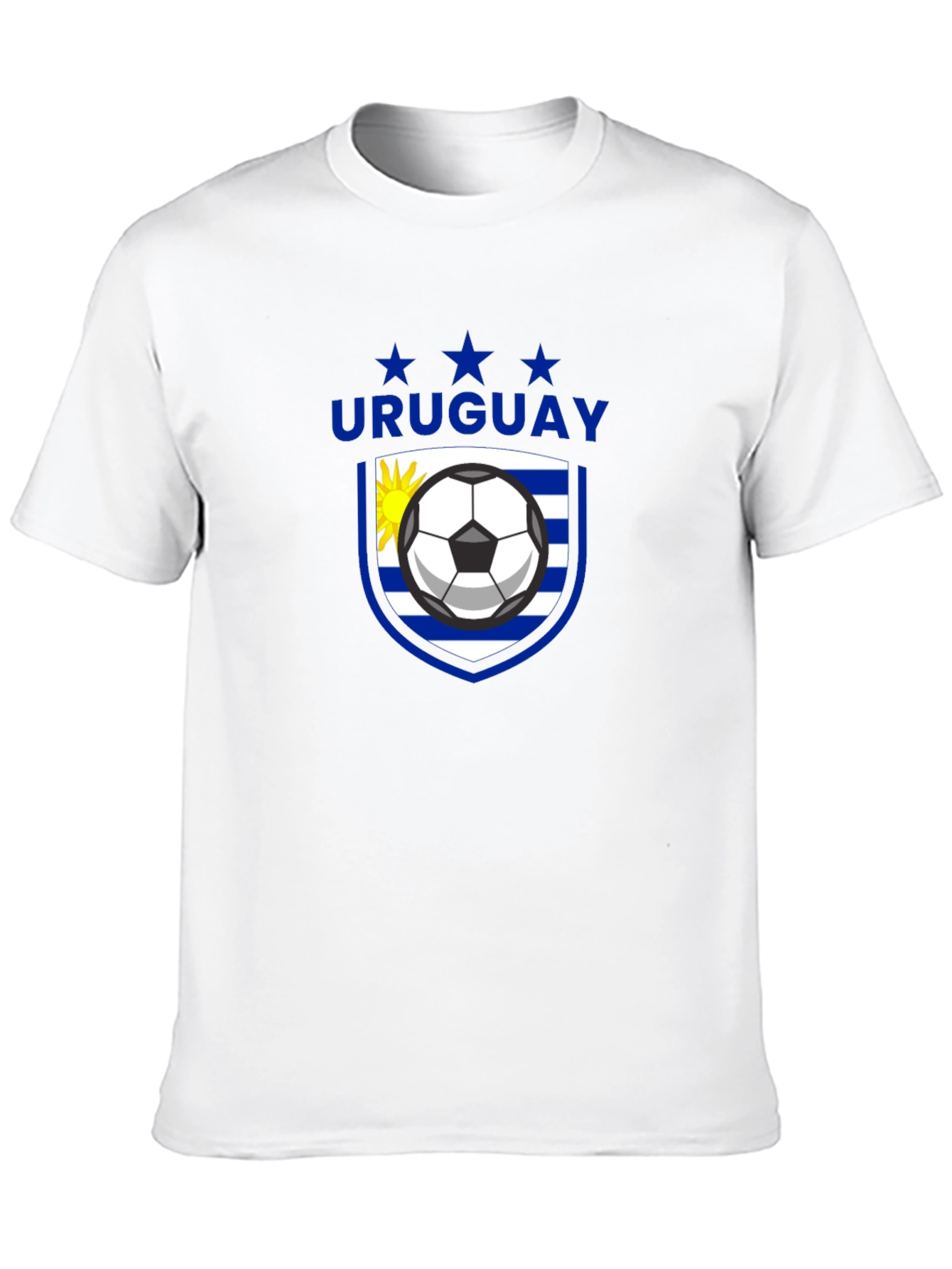 Uruguay Soccer T-Shirt - Black