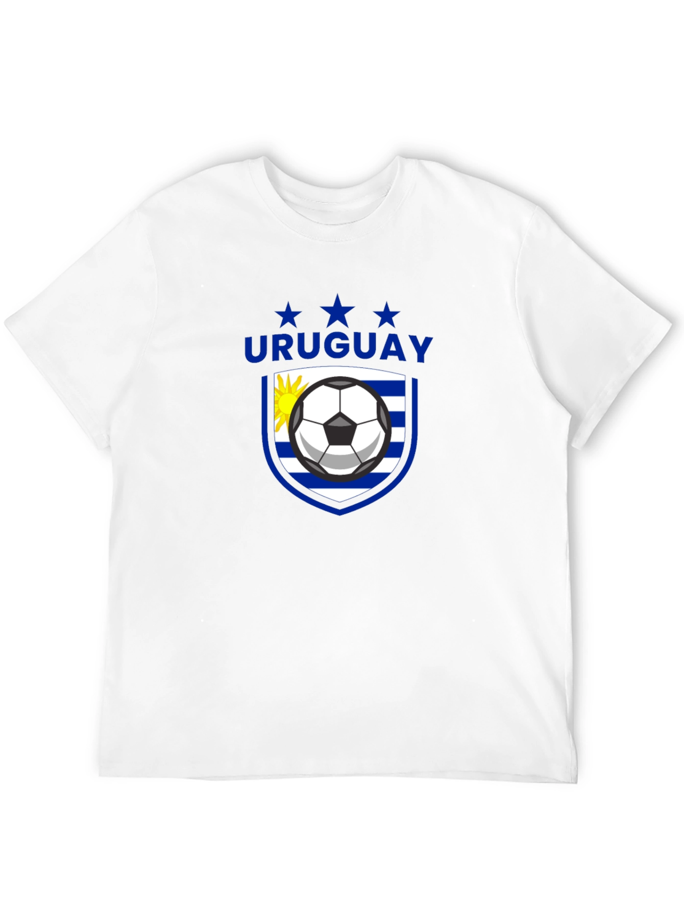 Uruguay Soccer T-Shirt - Black