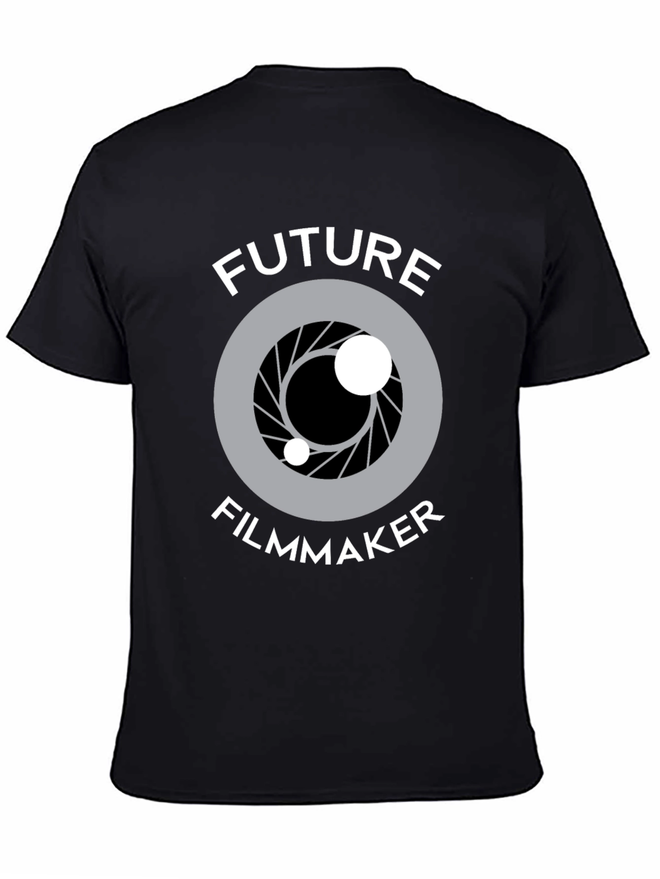 Future Filmmaker T-Shirt - Camera Lens Graphic Tee