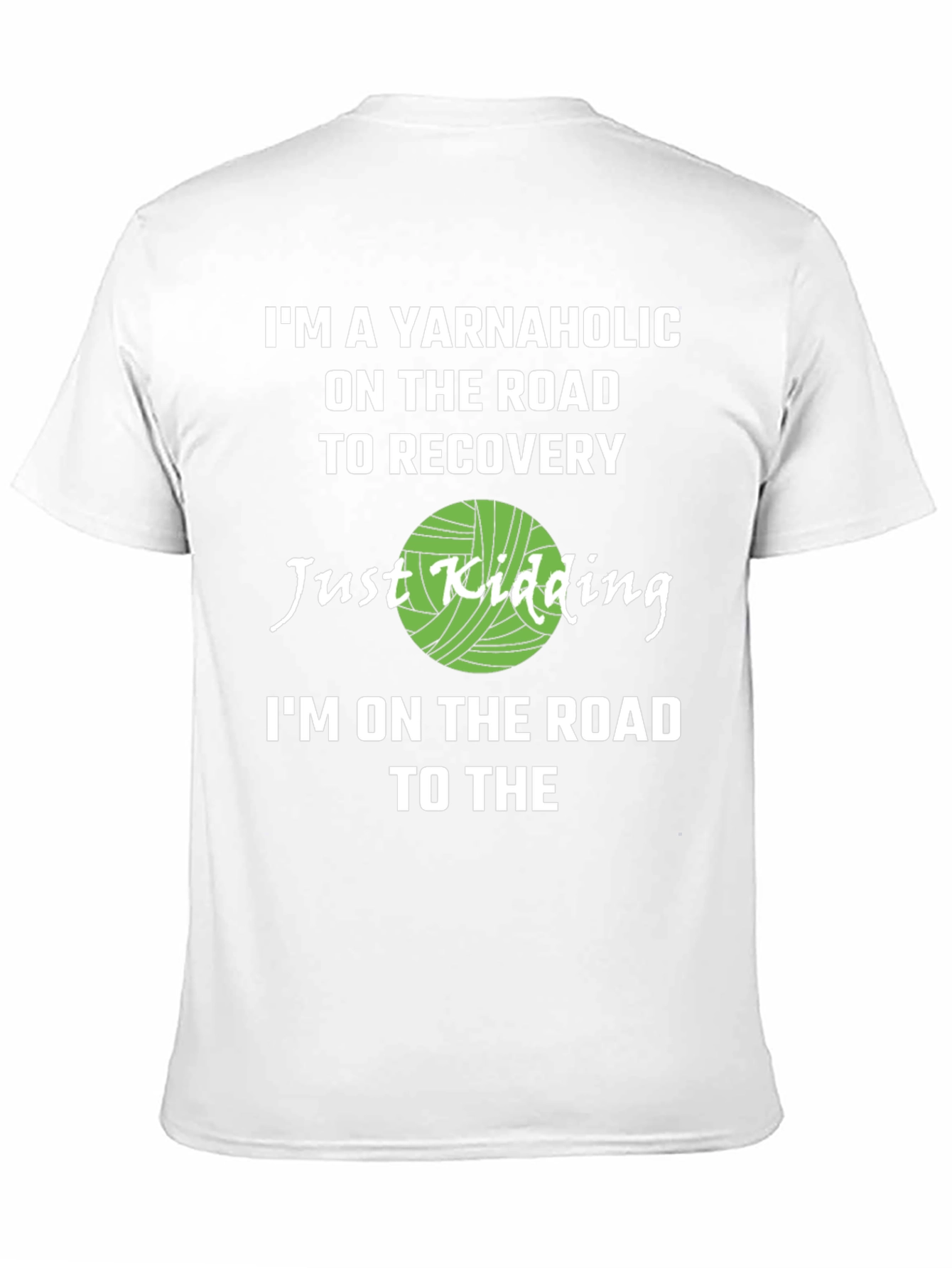 Yarnaholic T-Shirt - Knitting Humor Tee