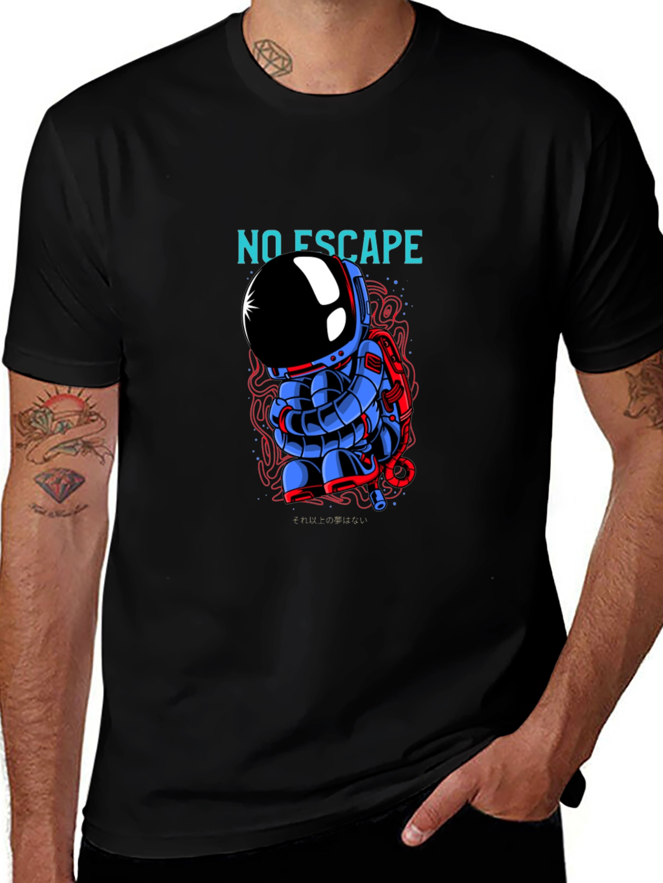 No Escape Astronaut Graphic T-Shirt