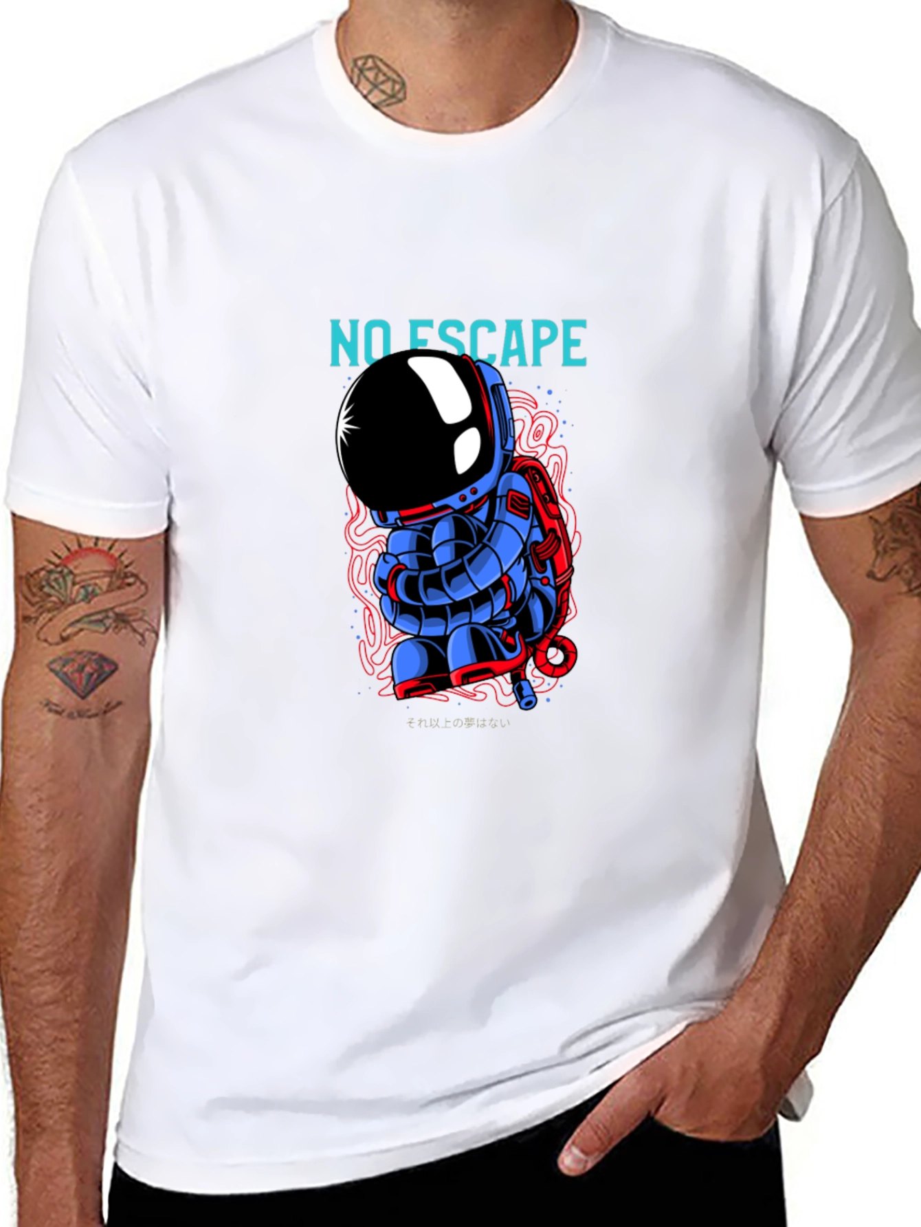No Escape Astronaut Graphic T-Shirt