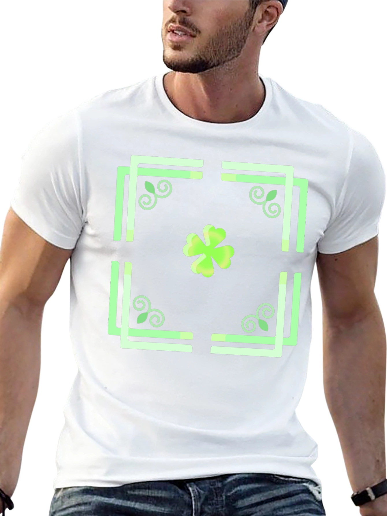 Lucky Clover Graphic Tee - Irish Pride Shirt