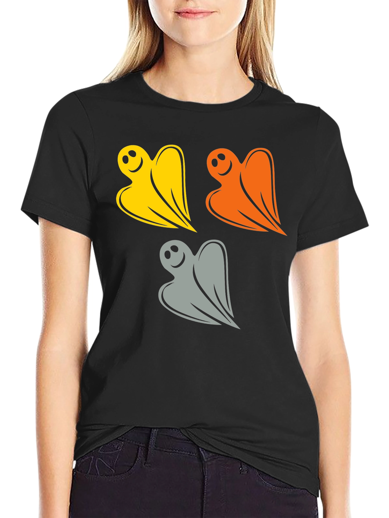 Halloween Ghost T-Shirt Spooky Season Unisex