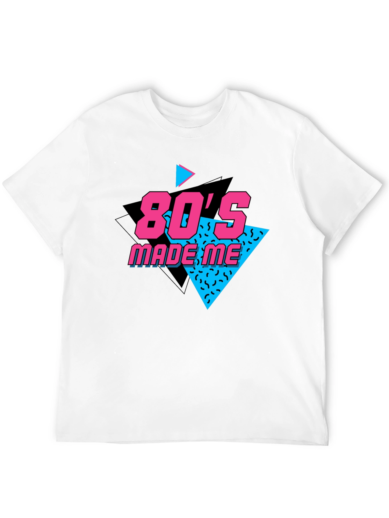 80s Made Me Black T-Shirt