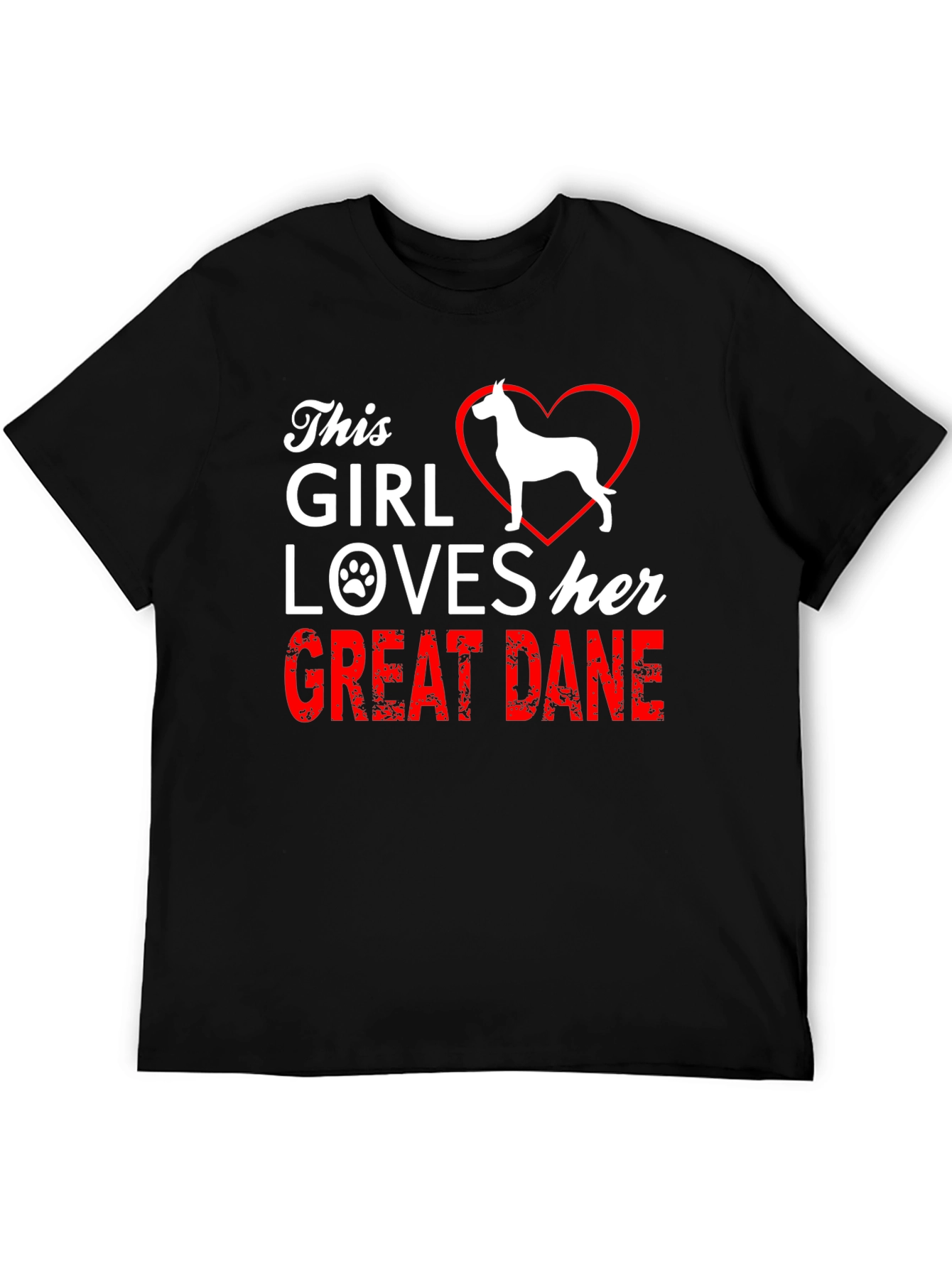 This Girl Loves Her Great Dane Dog T-Shirt
