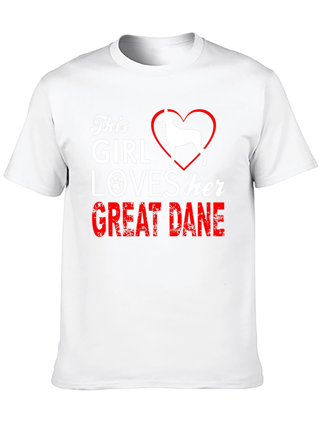 This Girl Loves Her Great Dane Dog T-Shirt