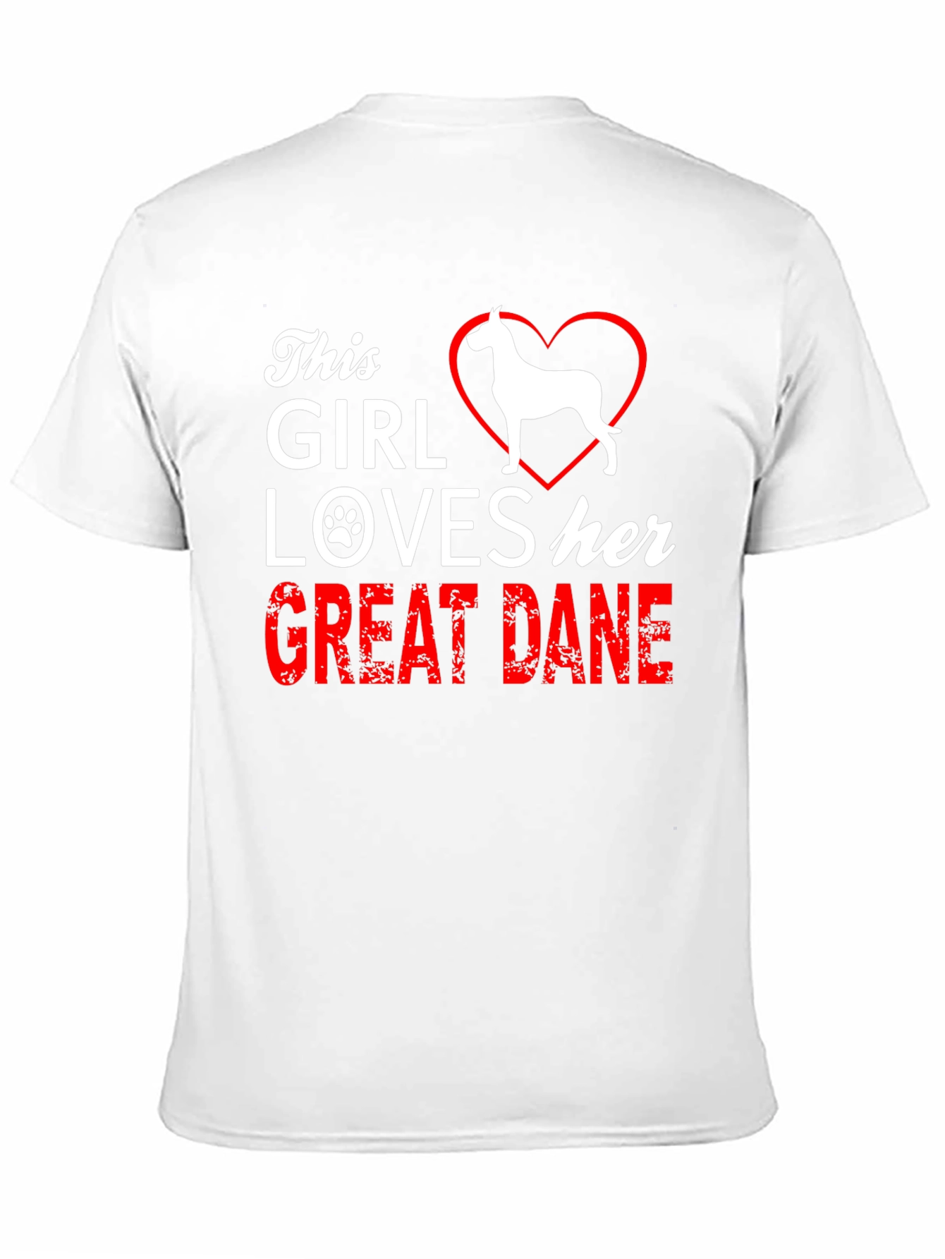 This Girl Loves Her Great Dane Dog T-Shirt