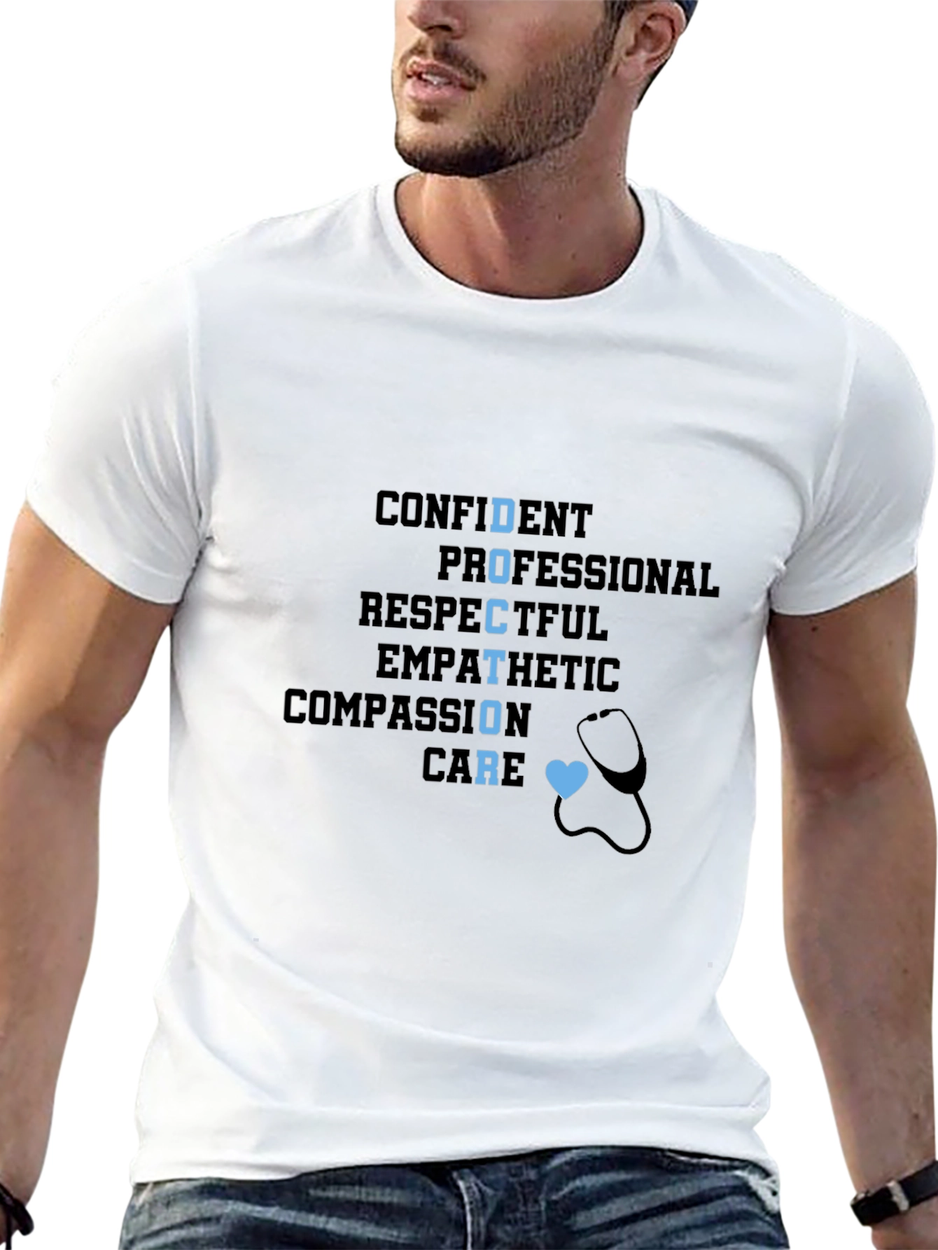 Doctor Definition Graphic Tee - Confident Professional