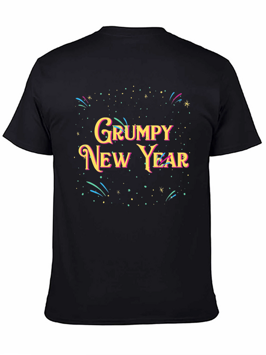 Grumpy New Year T-Shirt - Festive Holiday Tee