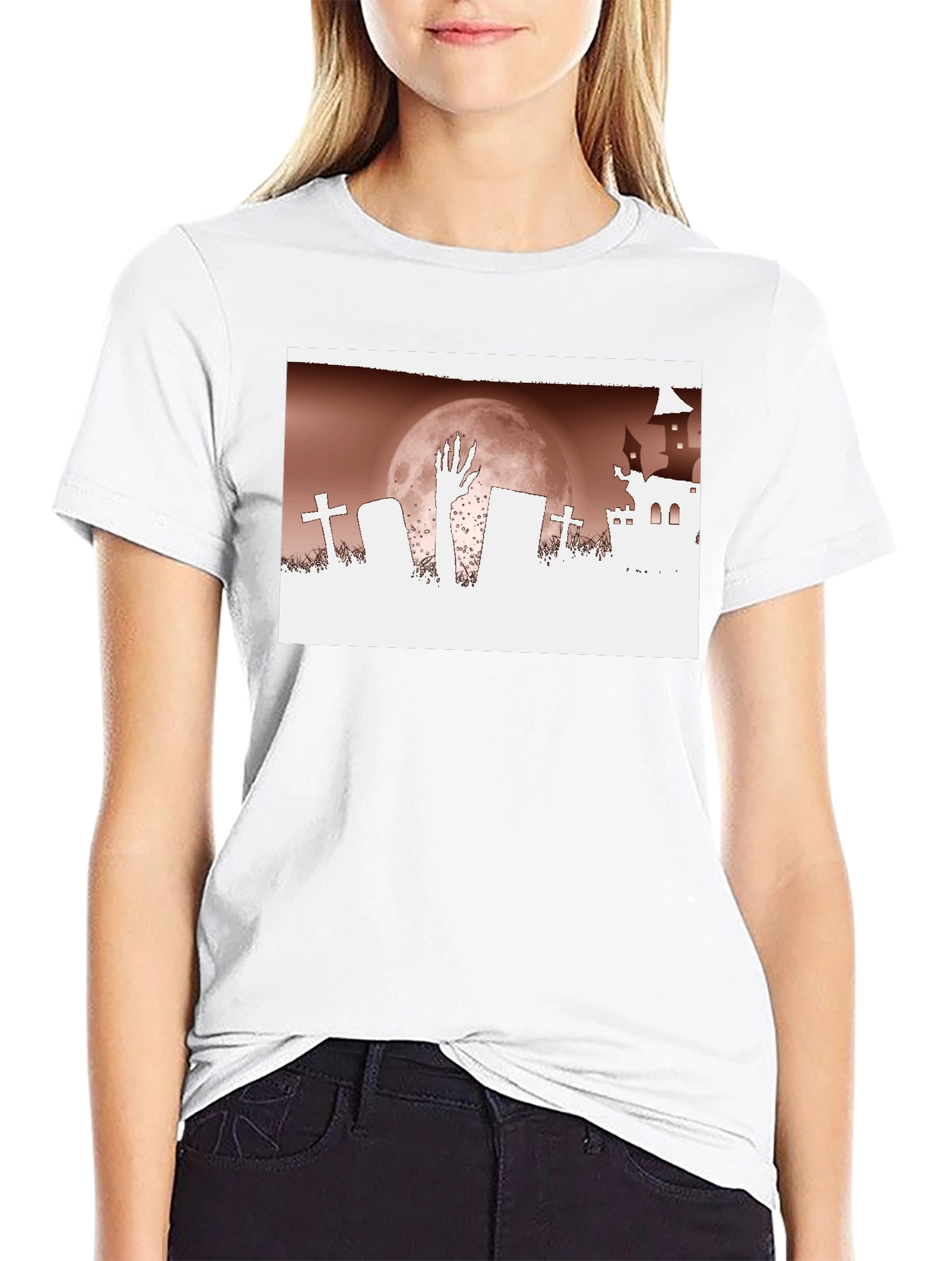 Halloween Graveyard T-Shirt