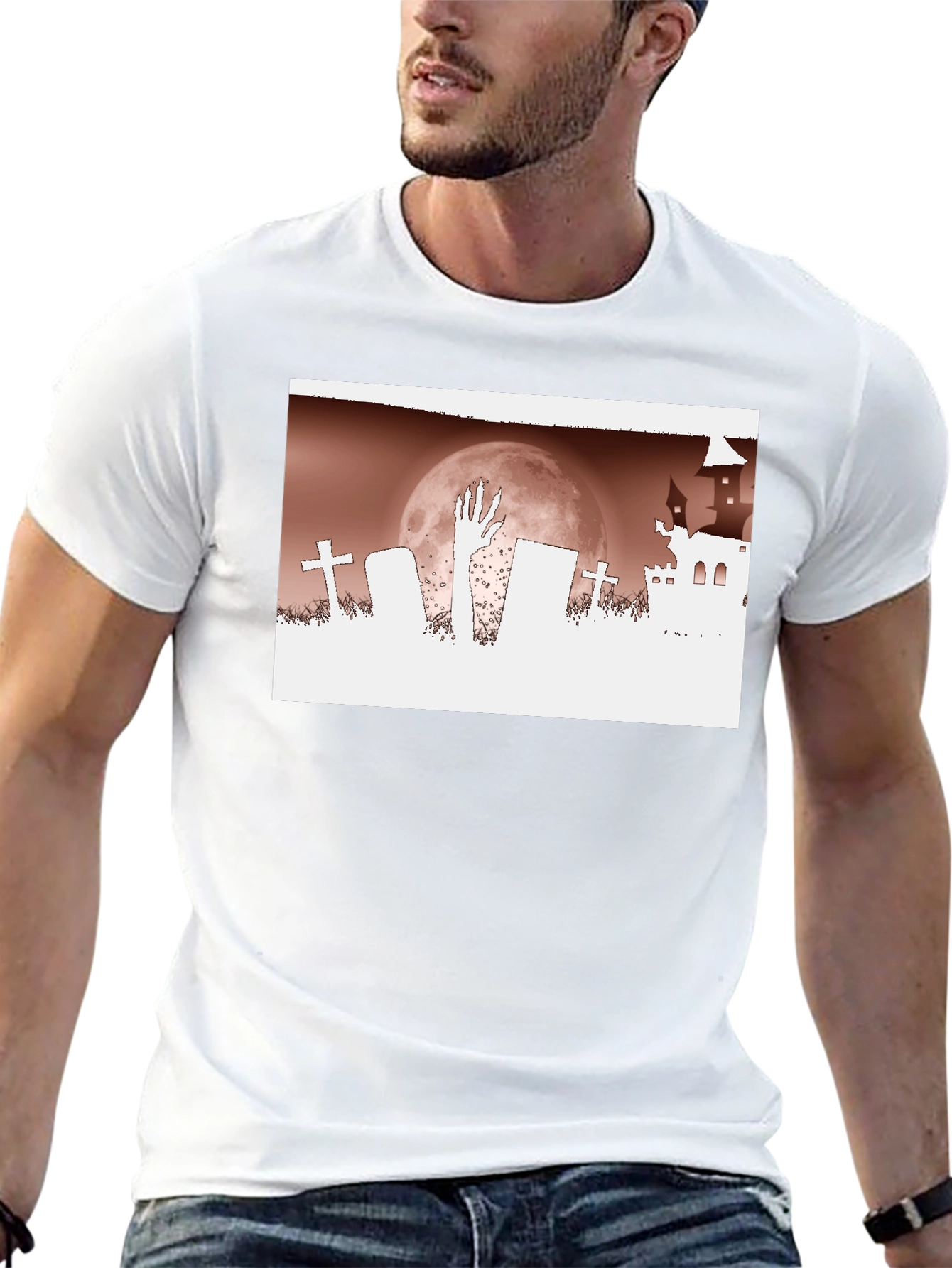 Halloween Graveyard T-Shirt