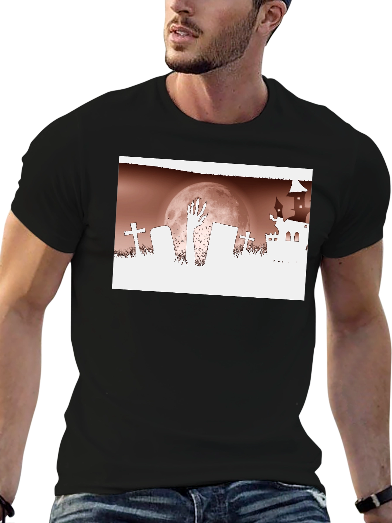 Halloween Graveyard T-Shirt