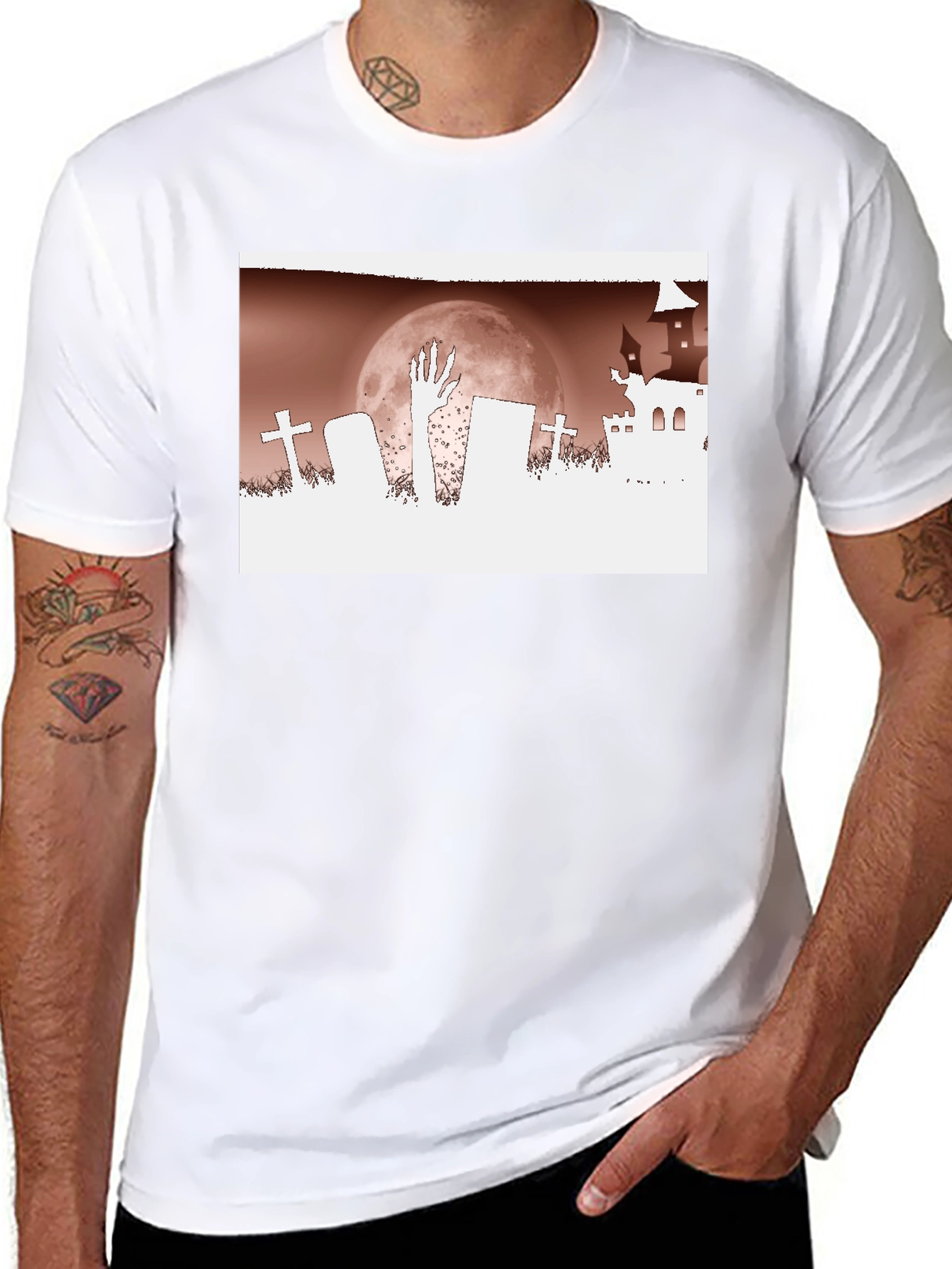 Halloween Graveyard T-Shirt
