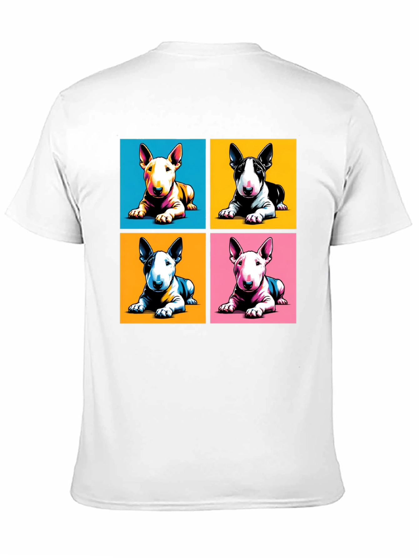 Pop Art Bull Terrier T-Shirt - Modern Graphic Tee