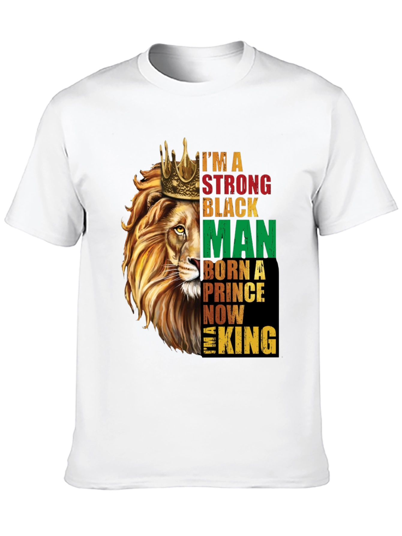Strong Black Man Lion King T-Shirt