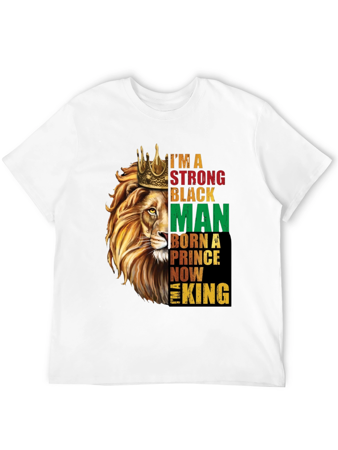 Strong Black Man Lion King T-Shirt