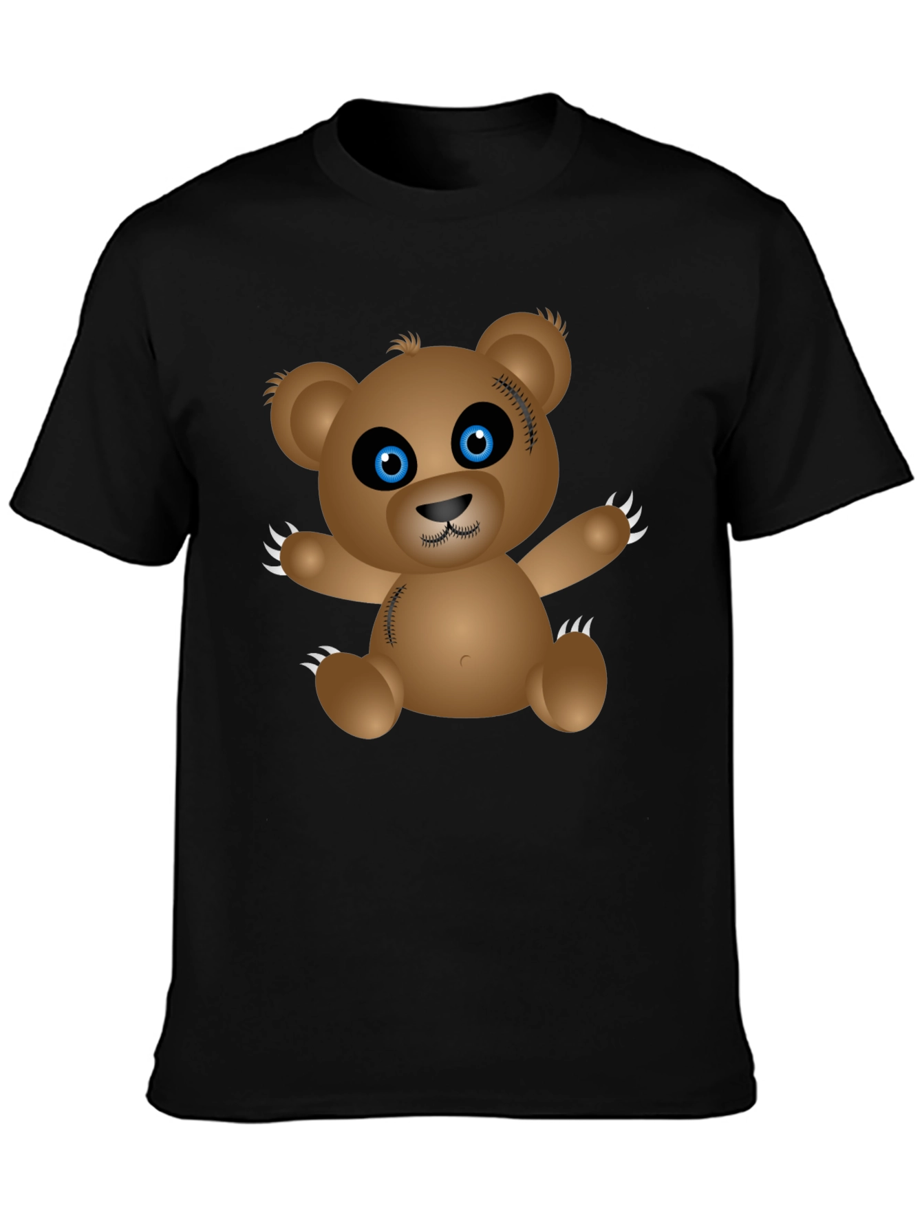 Creepy Cute Teddy Bear Graphic T-Shirt