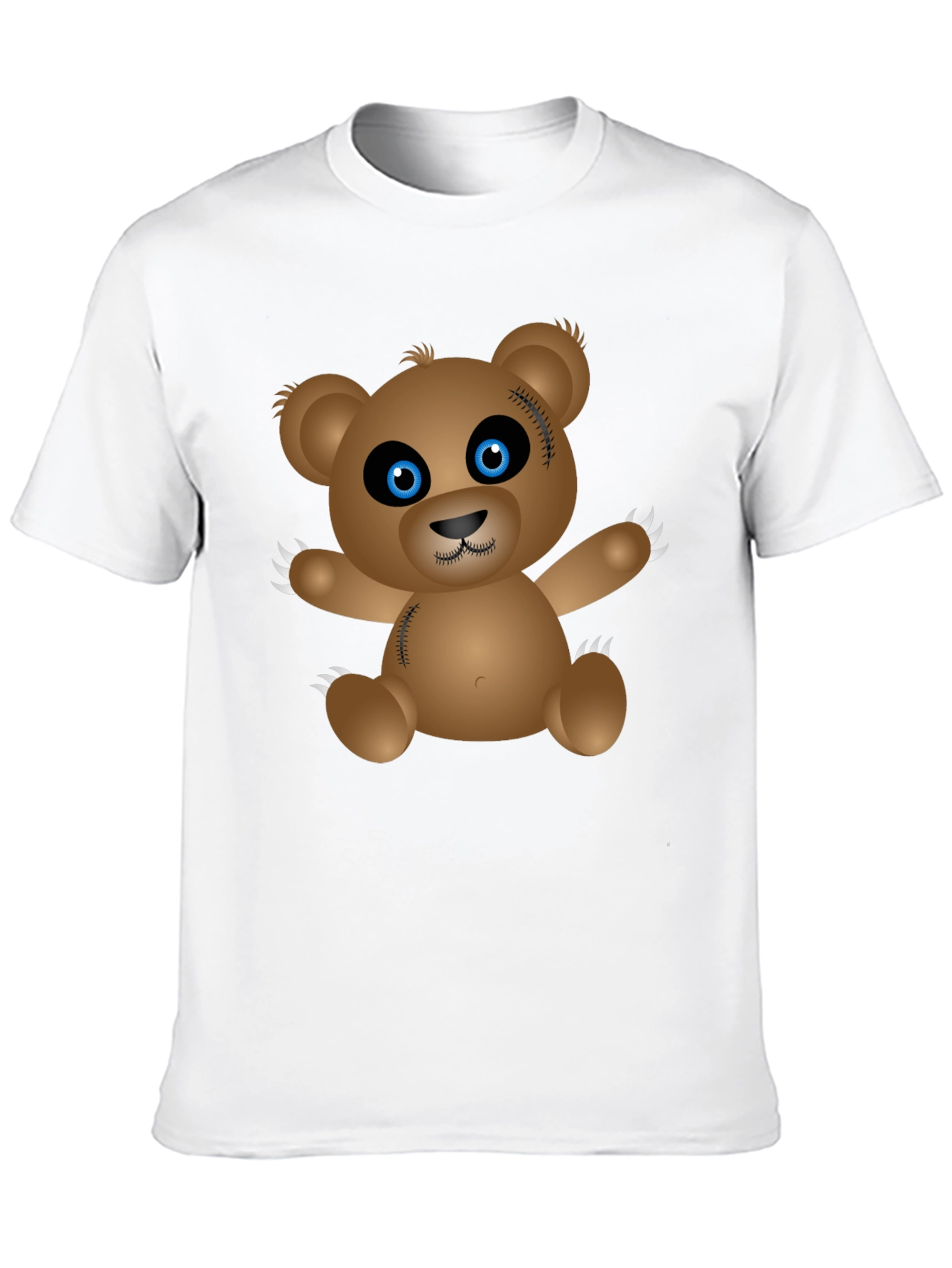 Creepy Cute Teddy Bear Graphic T-Shirt