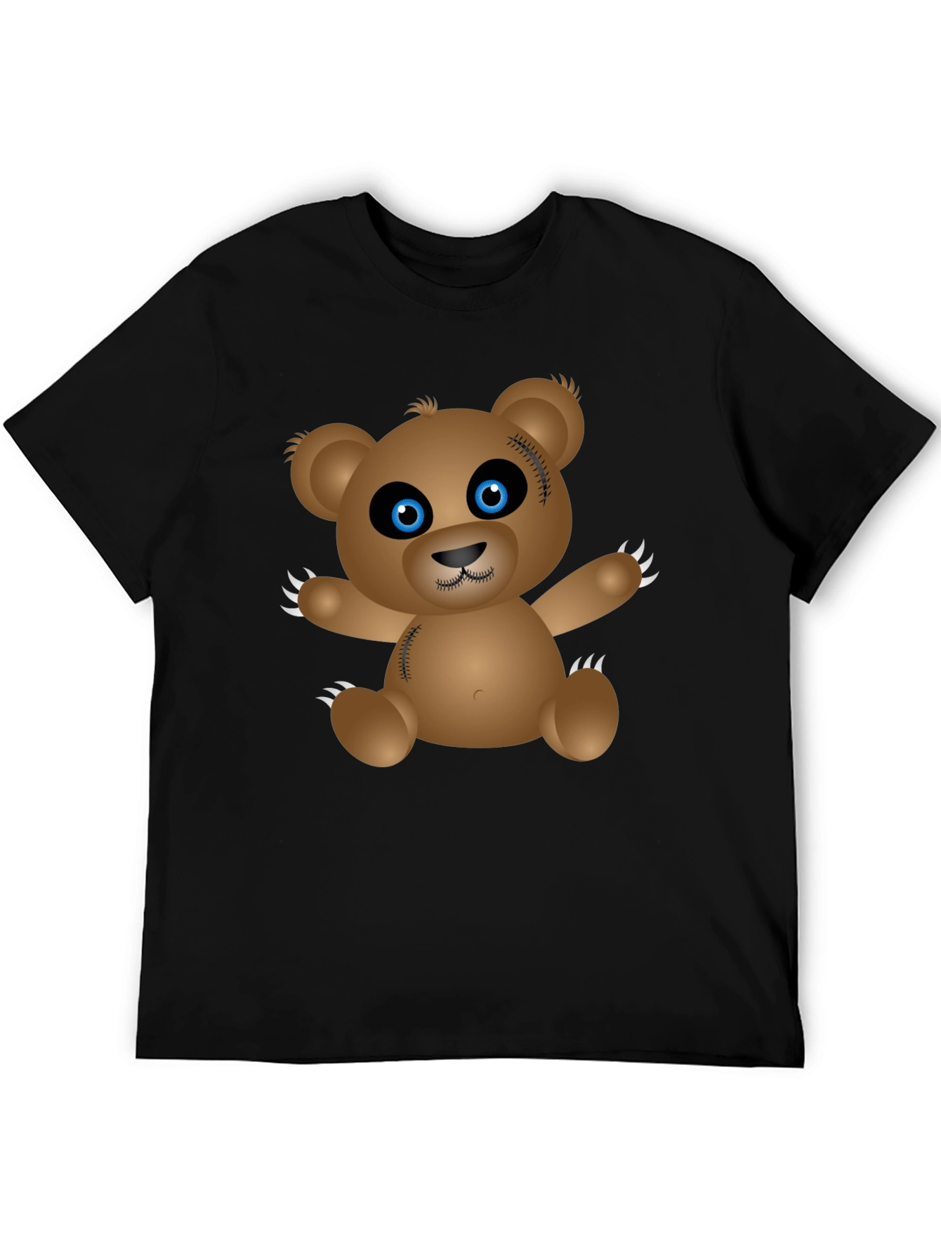 Creepy Cute Teddy Bear Graphic T-Shirt