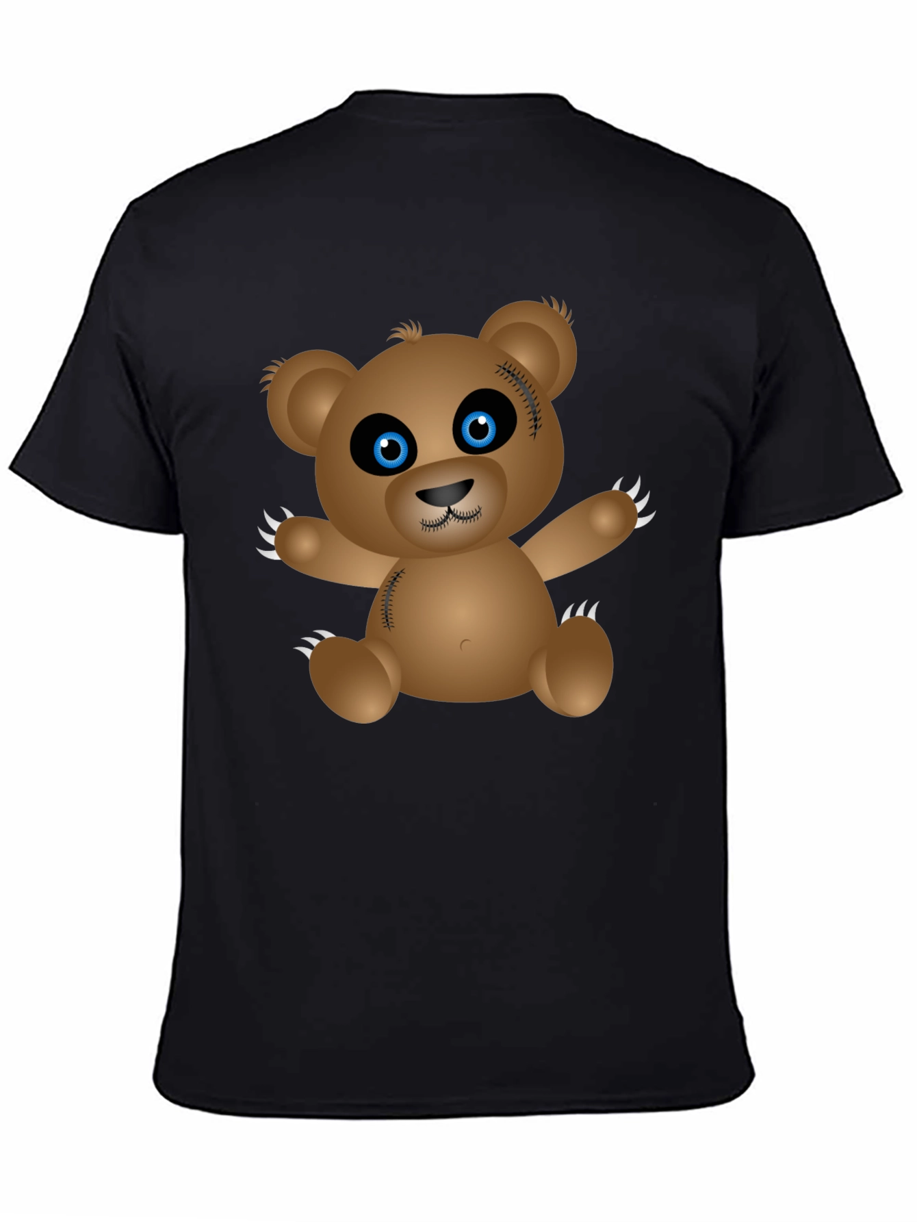 Creepy Cute Teddy Bear Graphic T-Shirt