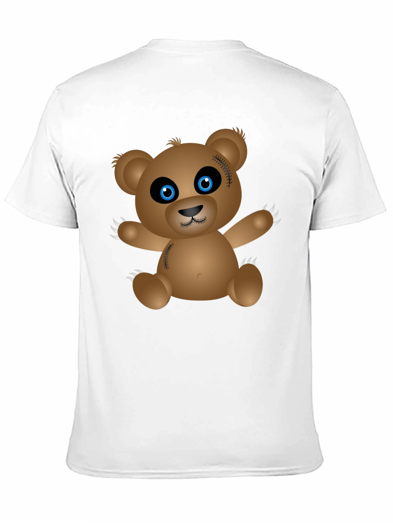 Creepy Cute Teddy Bear Graphic T-Shirt
