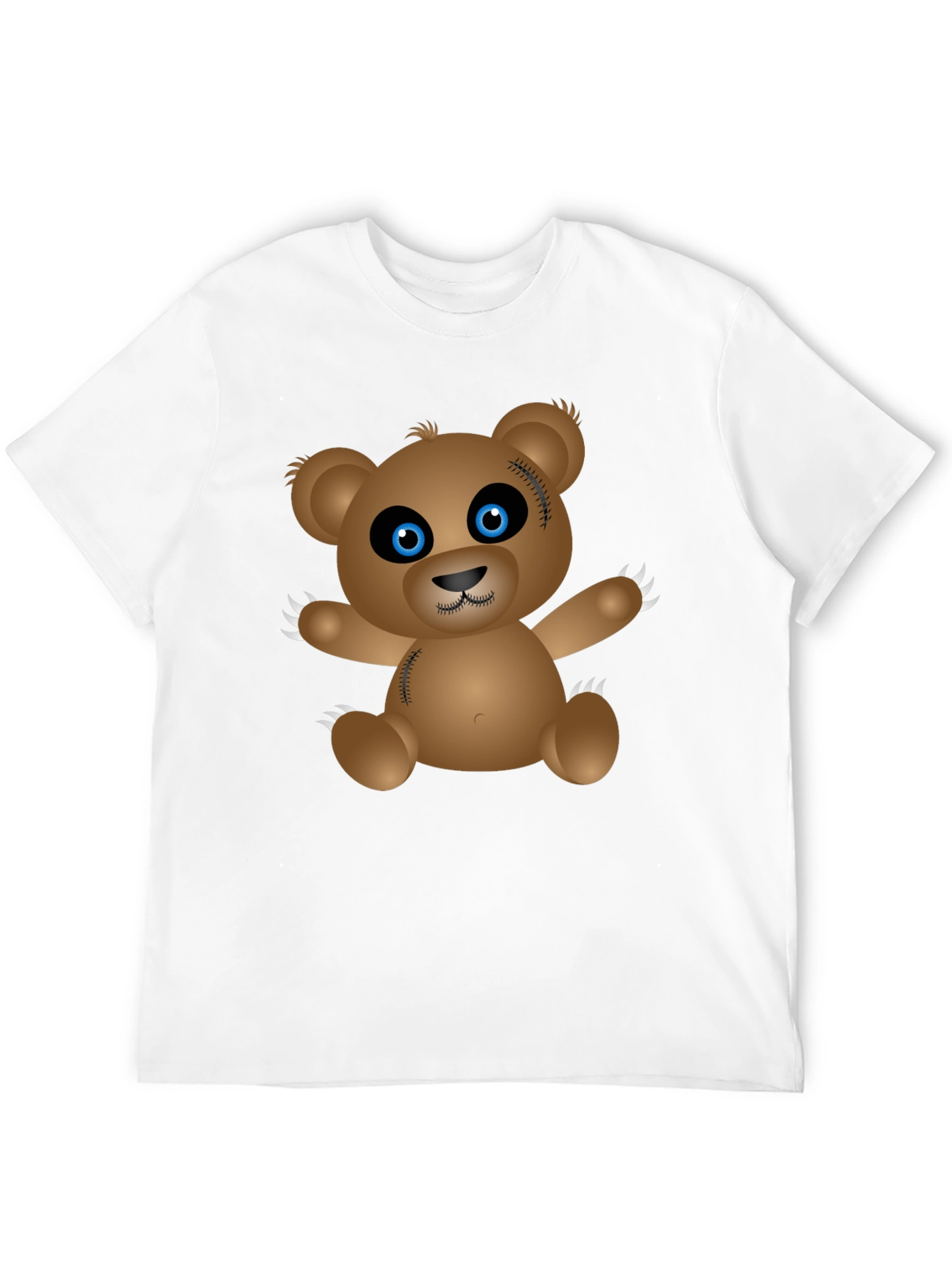 Creepy Cute Teddy Bear Graphic T-Shirt