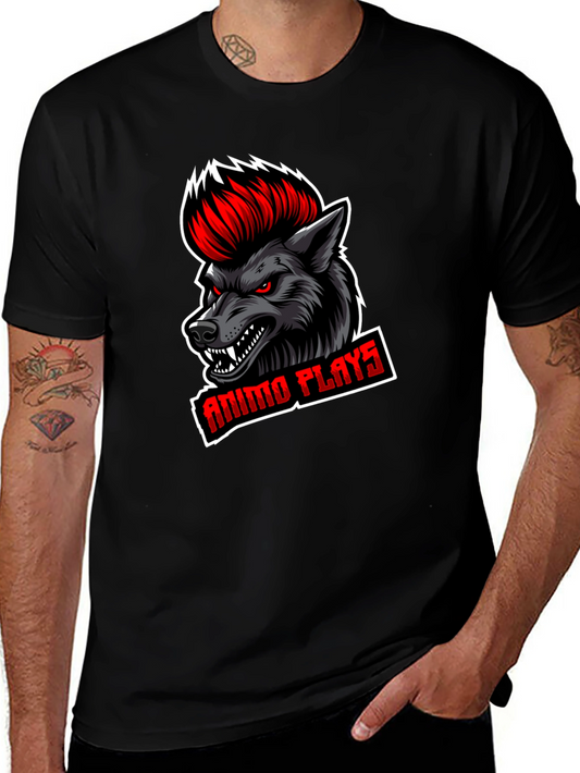 Animo Plays Wolf Graphic T-Shirt