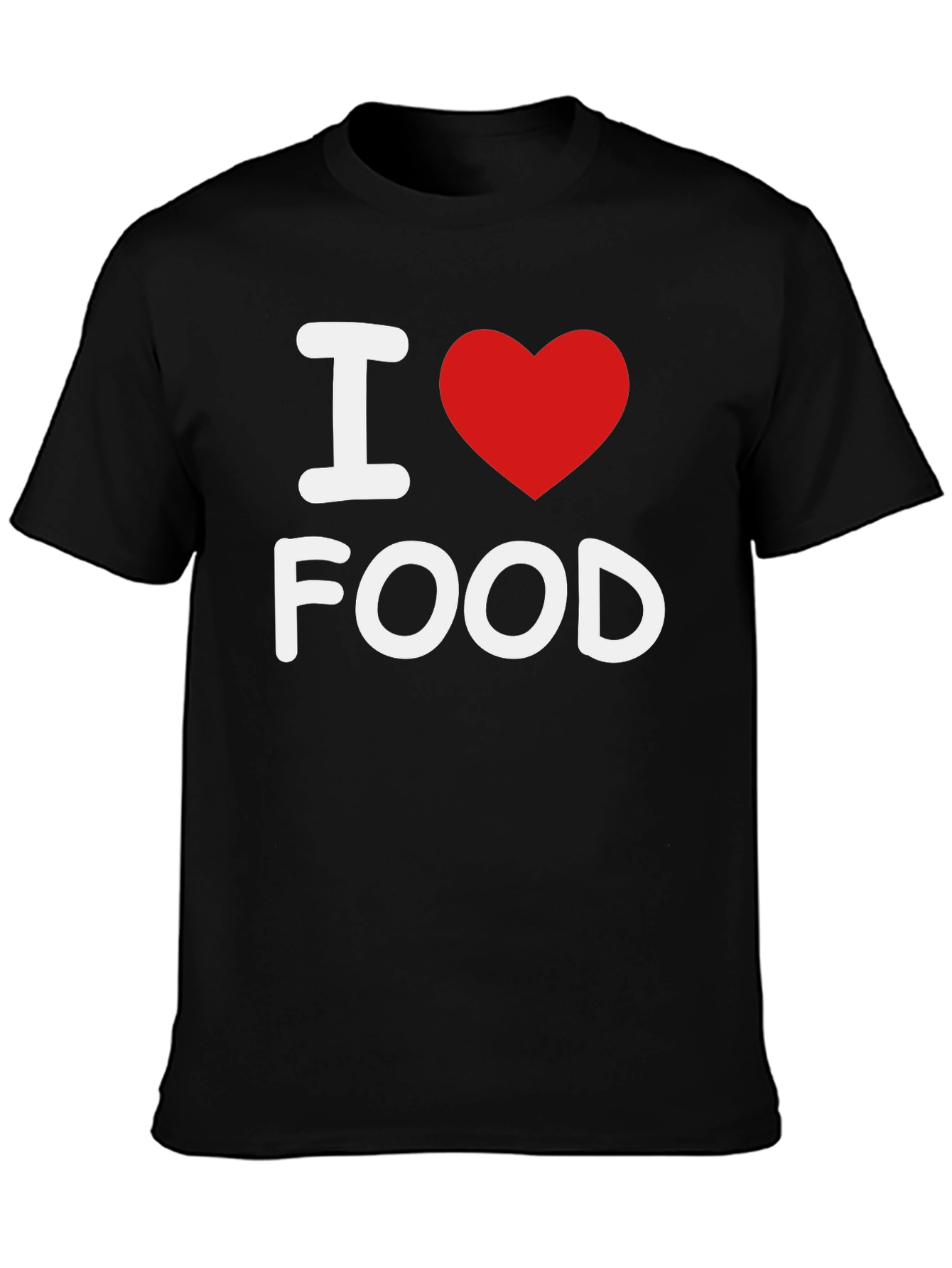 I Heart Food Black T-Shirt