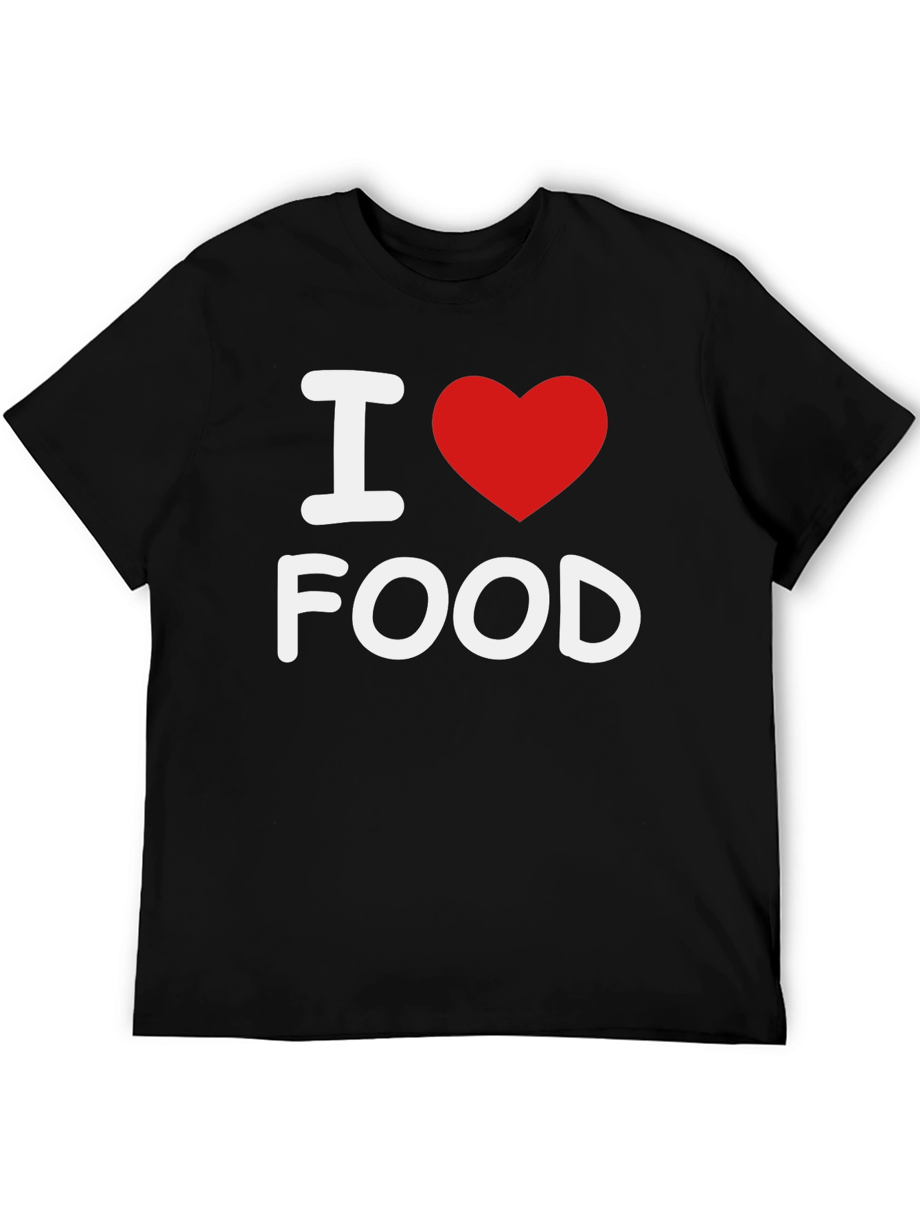 I Heart Food Black T-Shirt