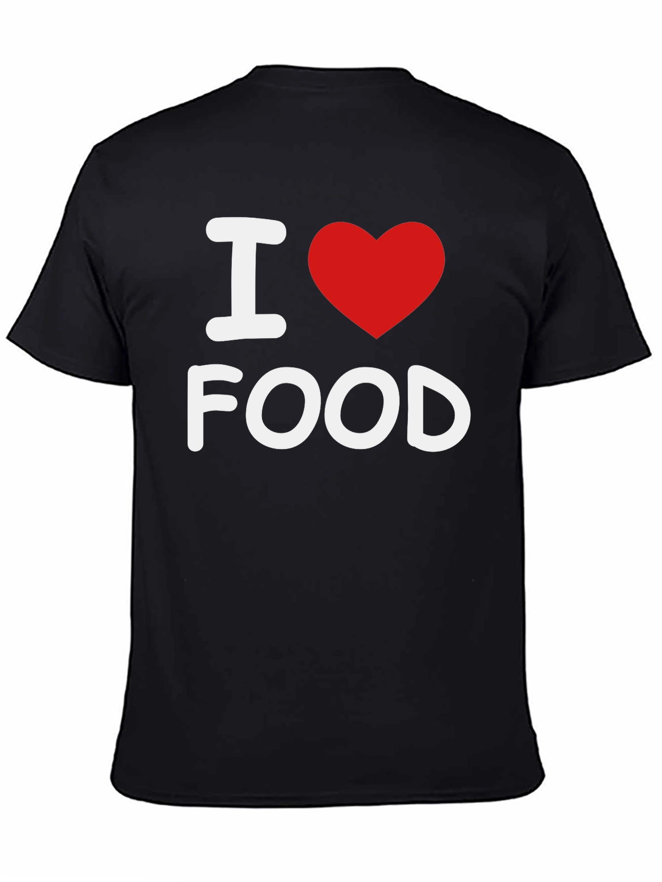 I Heart Food Black T-Shirt