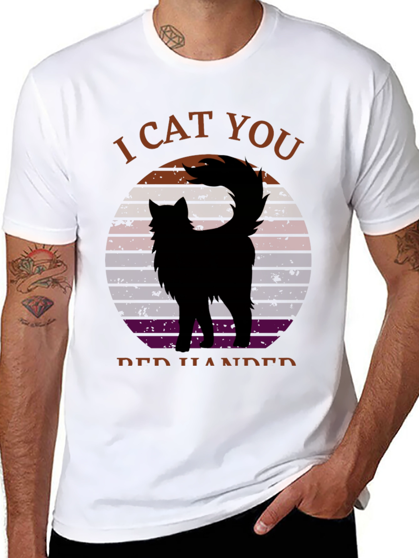 I Cat You Red Handed T-Shirt