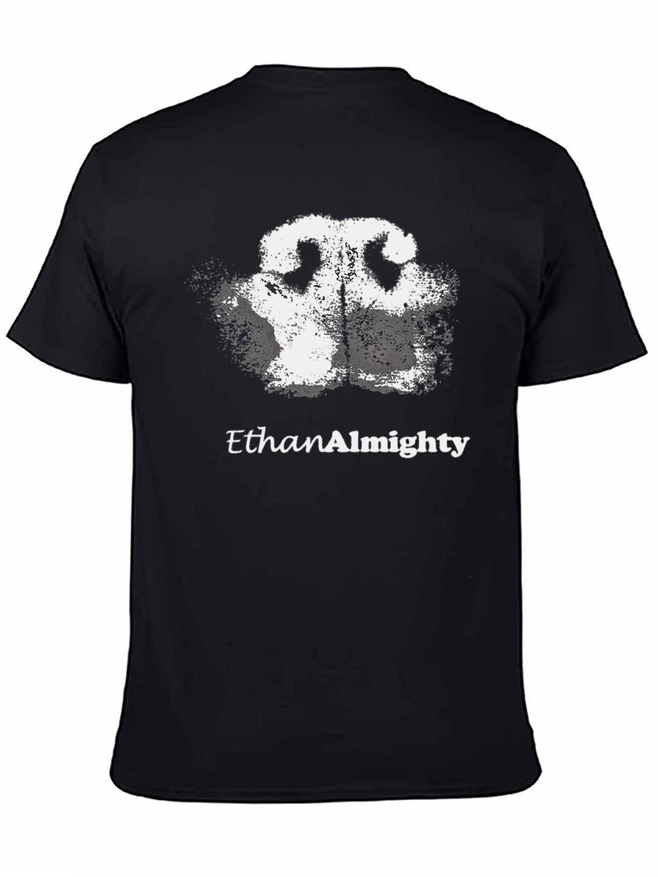 EthanAlmighty Rorschach T-Shirt - Black