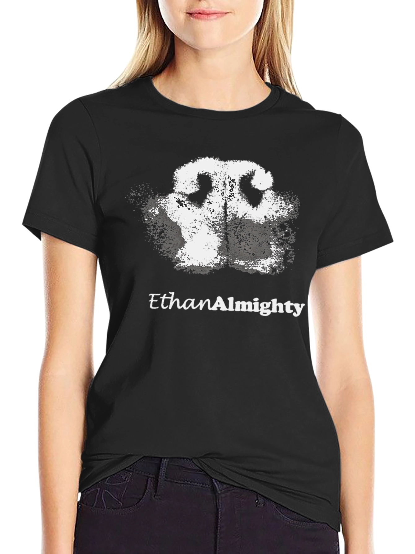 EthanAlmighty Rorschach T-Shirt - Black