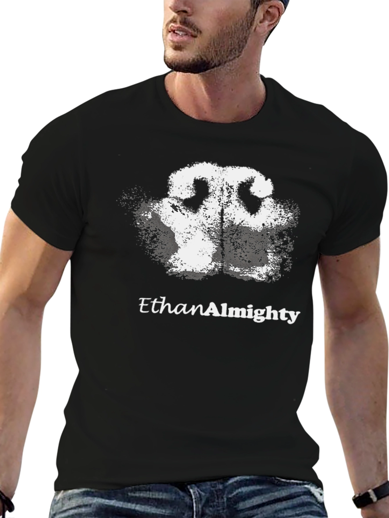 EthanAlmighty Rorschach T-Shirt - Black