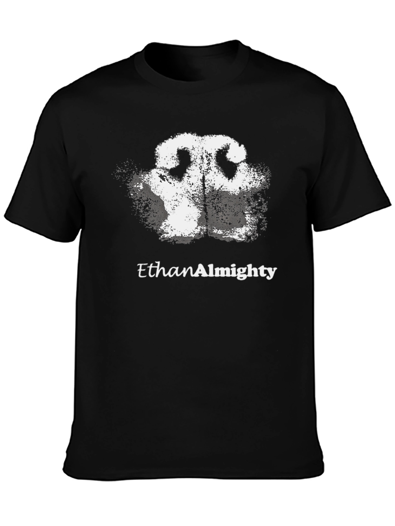 EthanAlmighty Rorschach T-Shirt - Black