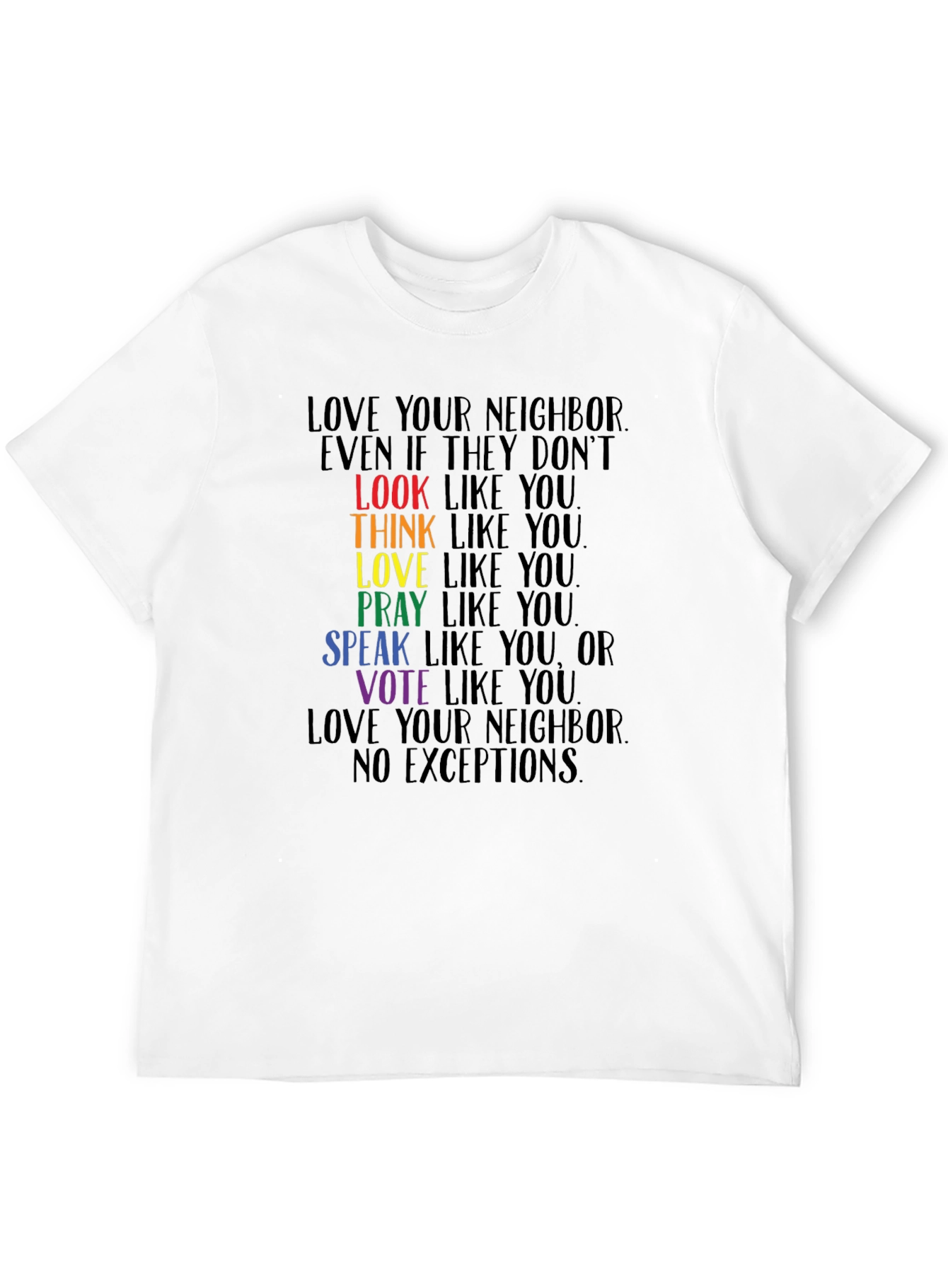 Love Your Neighbor Pride T-Shirt