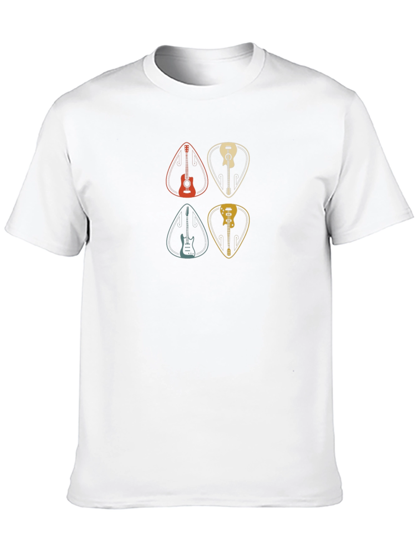 Guitar Pick Graphic Tee - Musicians Essential