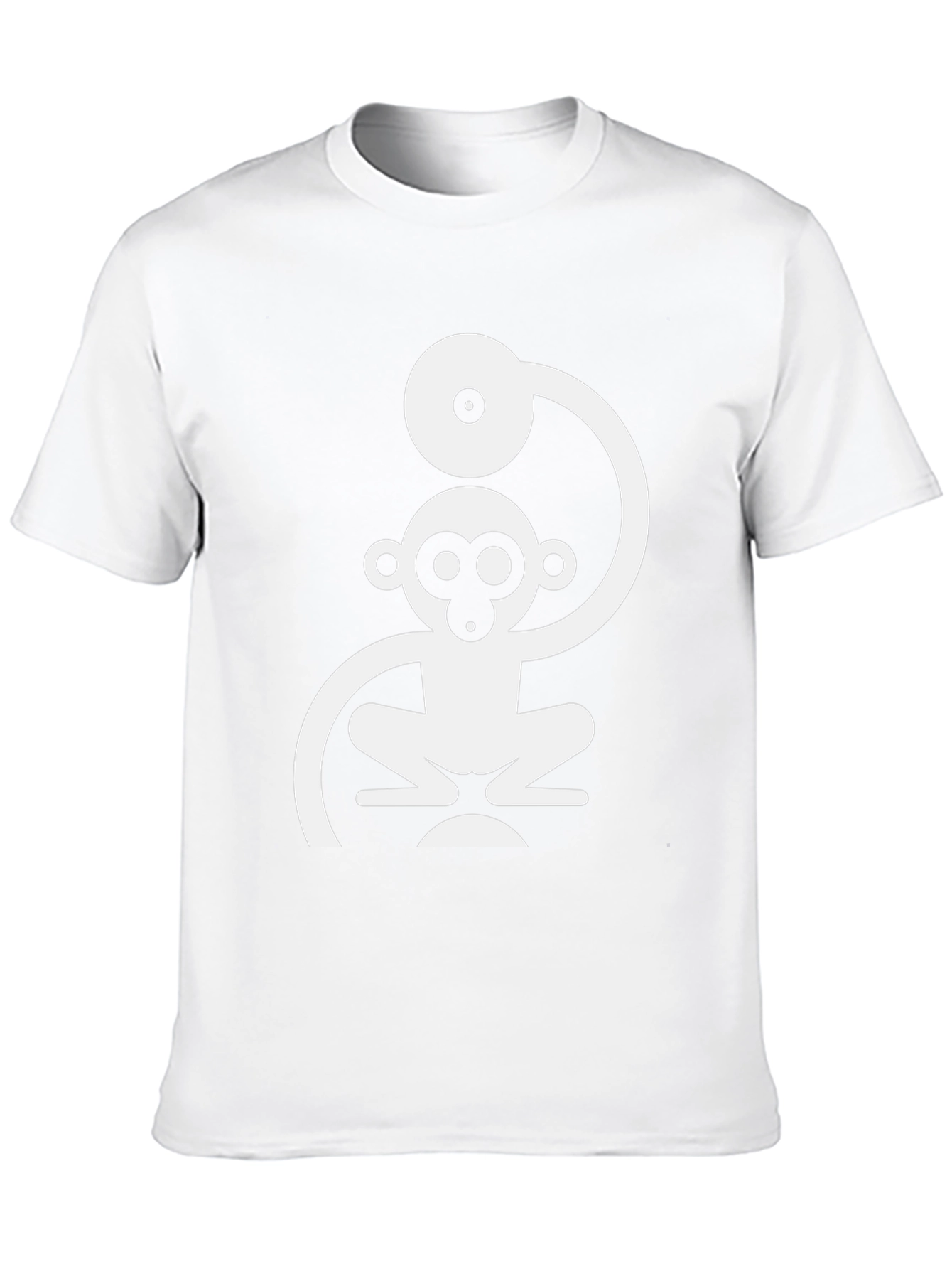 Monkey DJ Graphic Tee - Cool Black T-Shirt