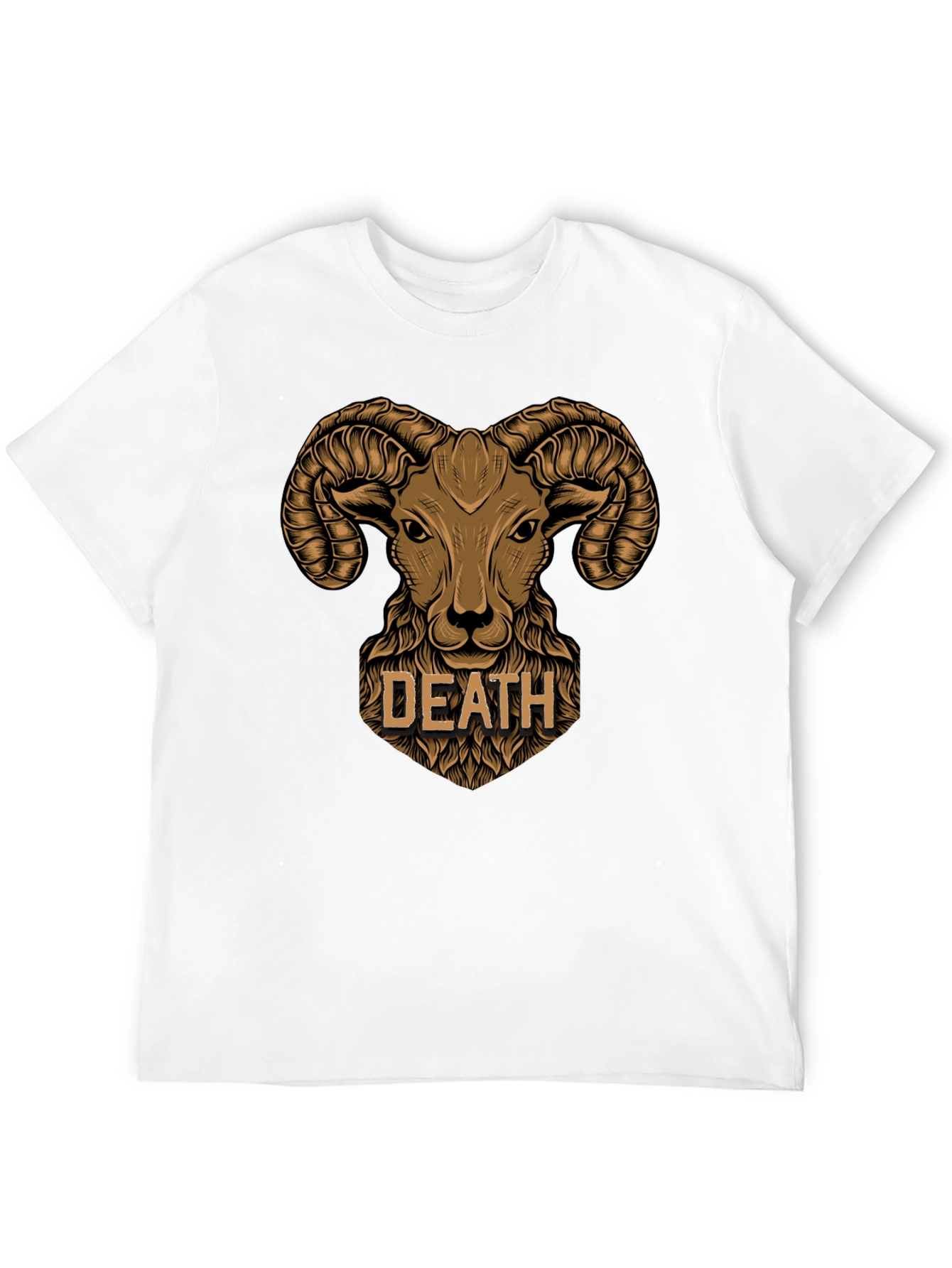 Death Ram Graphic T-Shirt - Black Cotton Tee