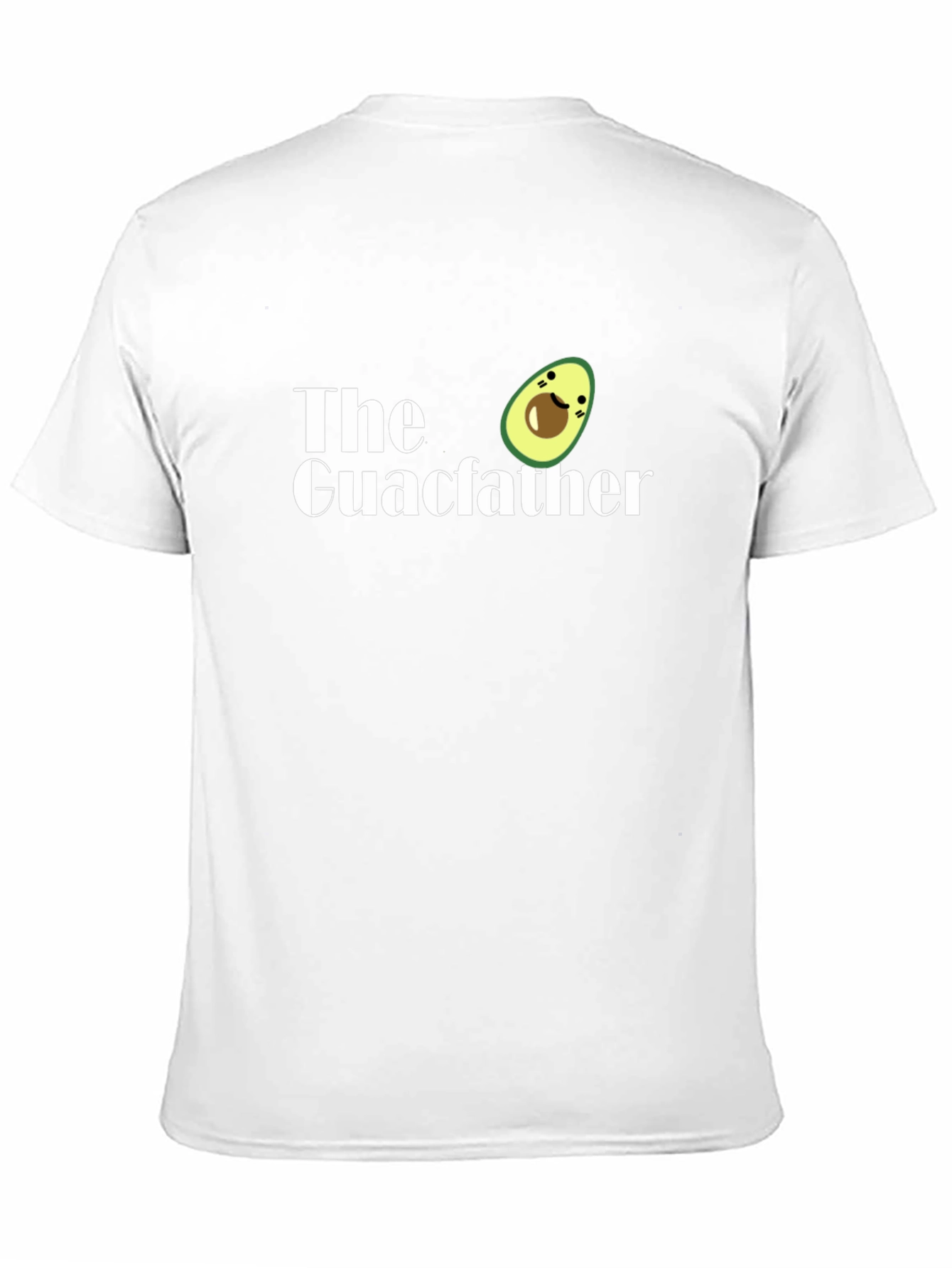 The Guacfather Funny Avocado Graphic T-Shirt