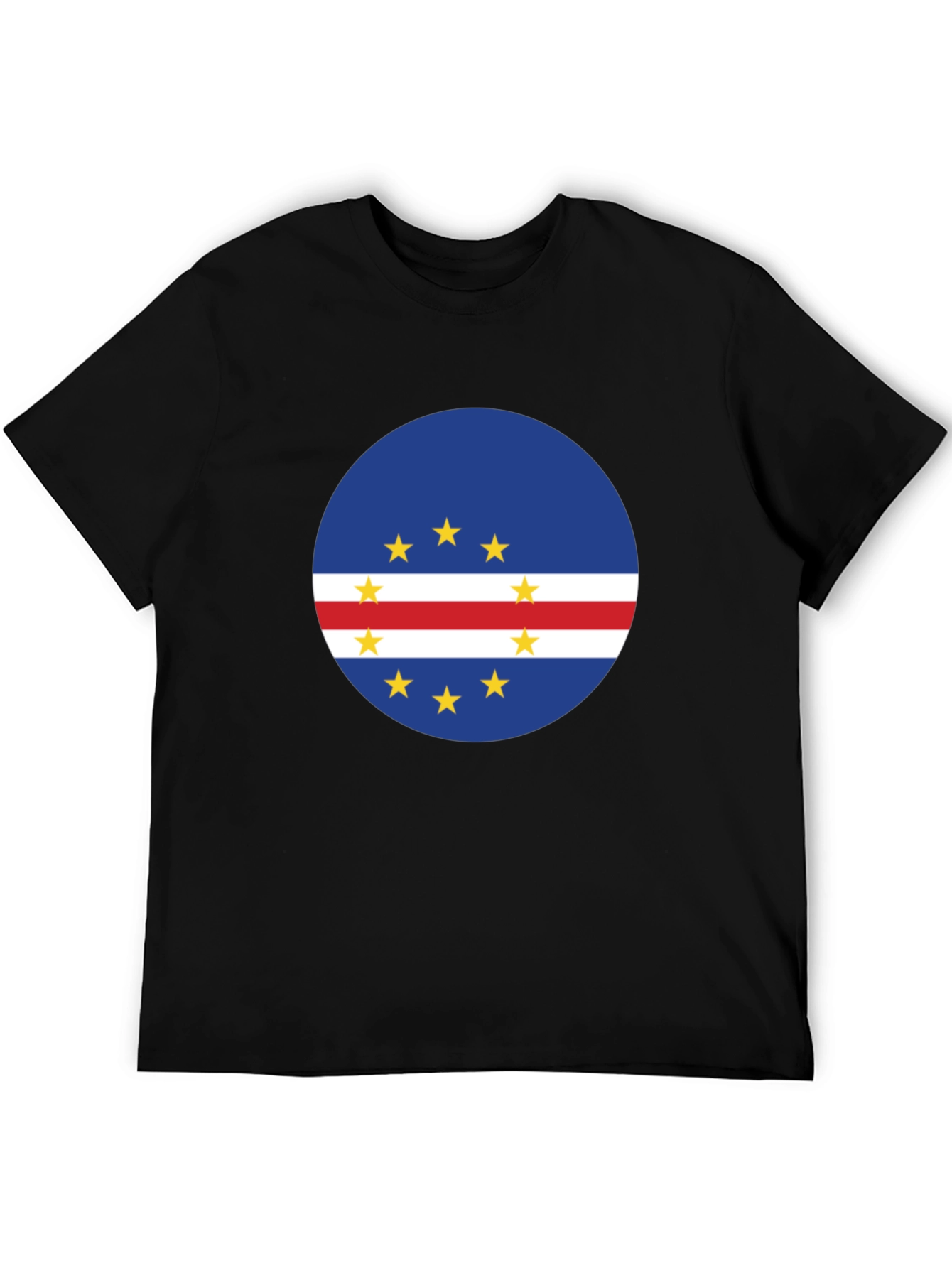 Cape Verde Flag T-Shirt - Roundel Design