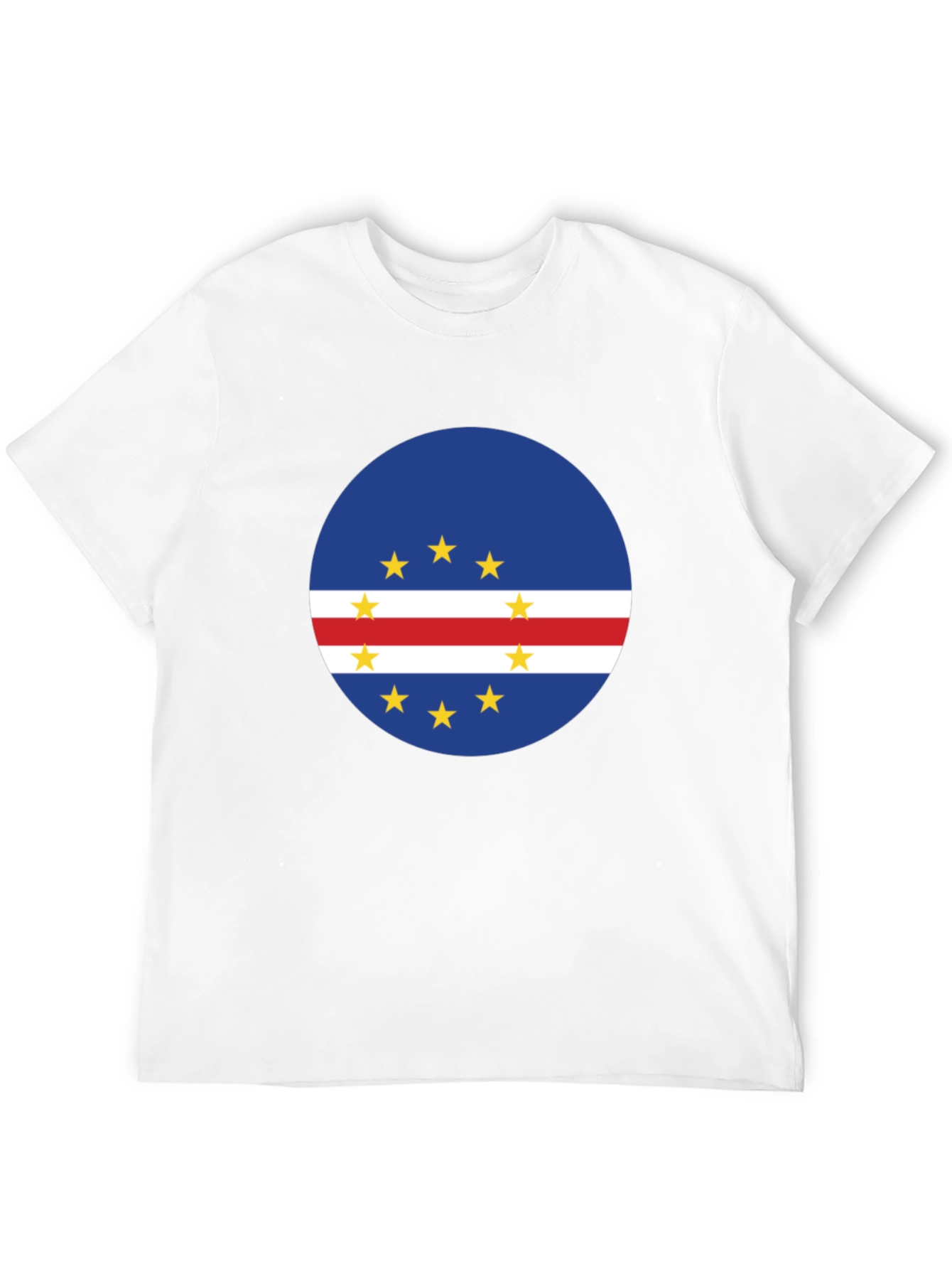 Cape Verde Flag T-Shirt - Roundel Design