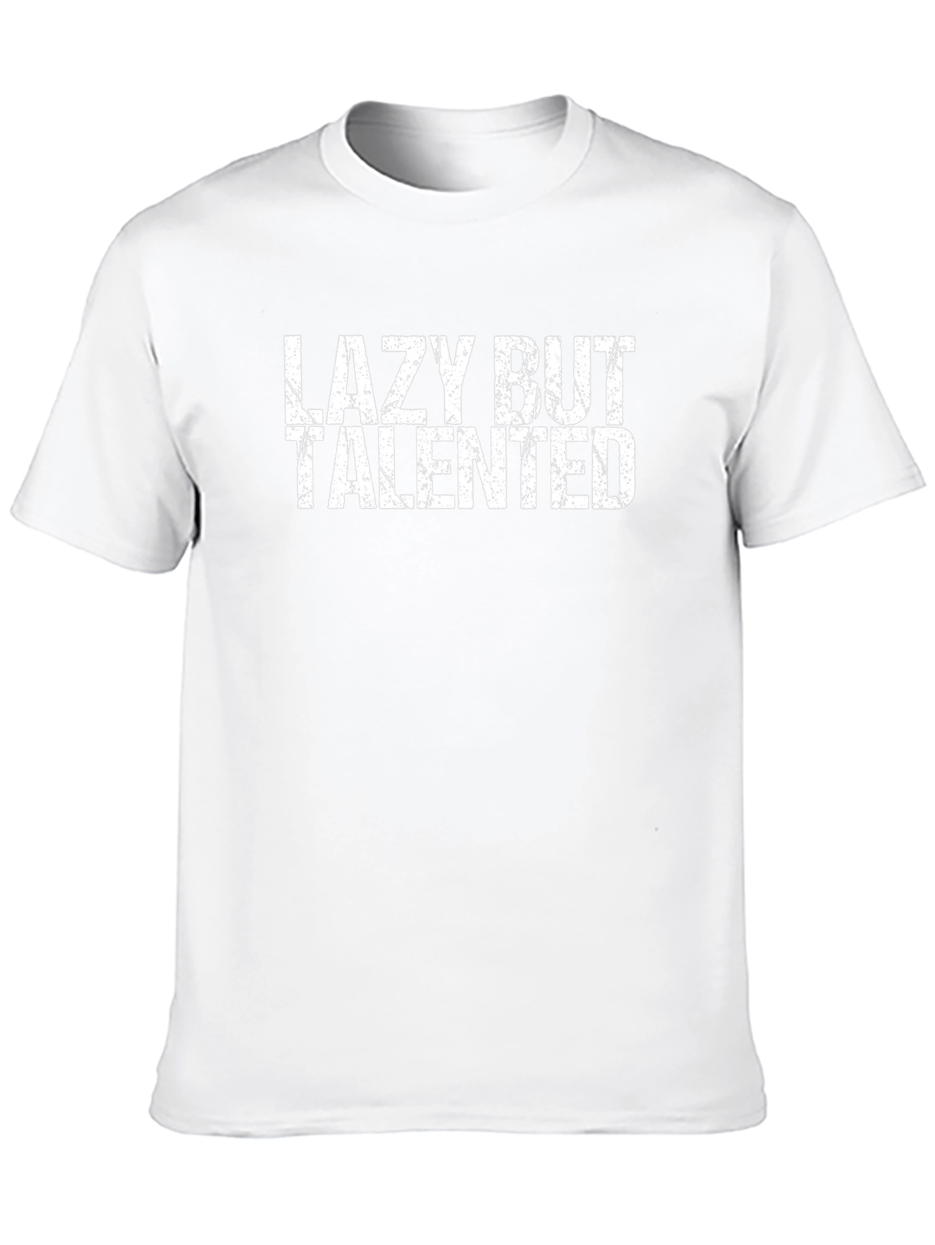 Lazy But Talented Black Graphic Tee