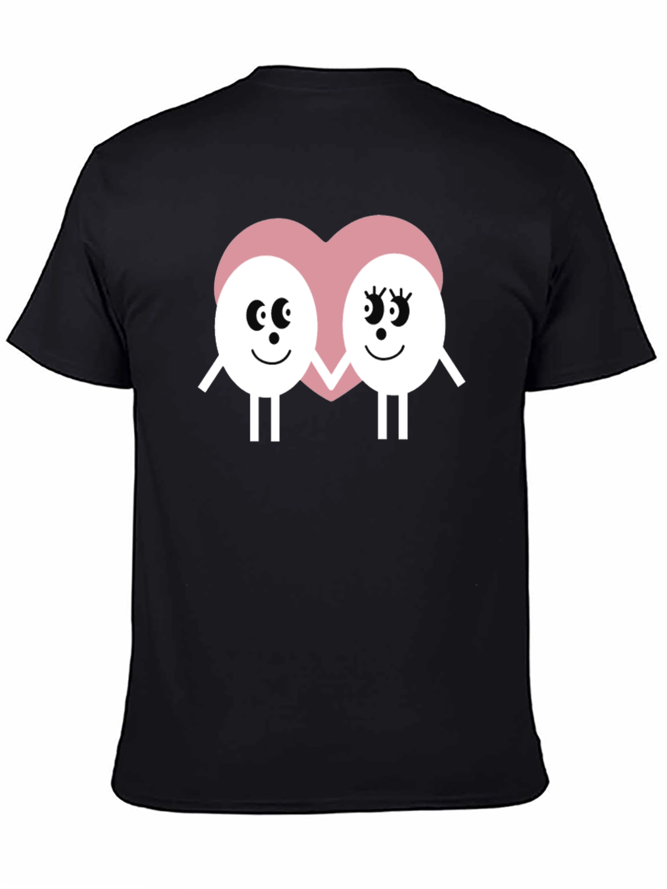 Cute Egg Couple T-Shirt - Valentines Day