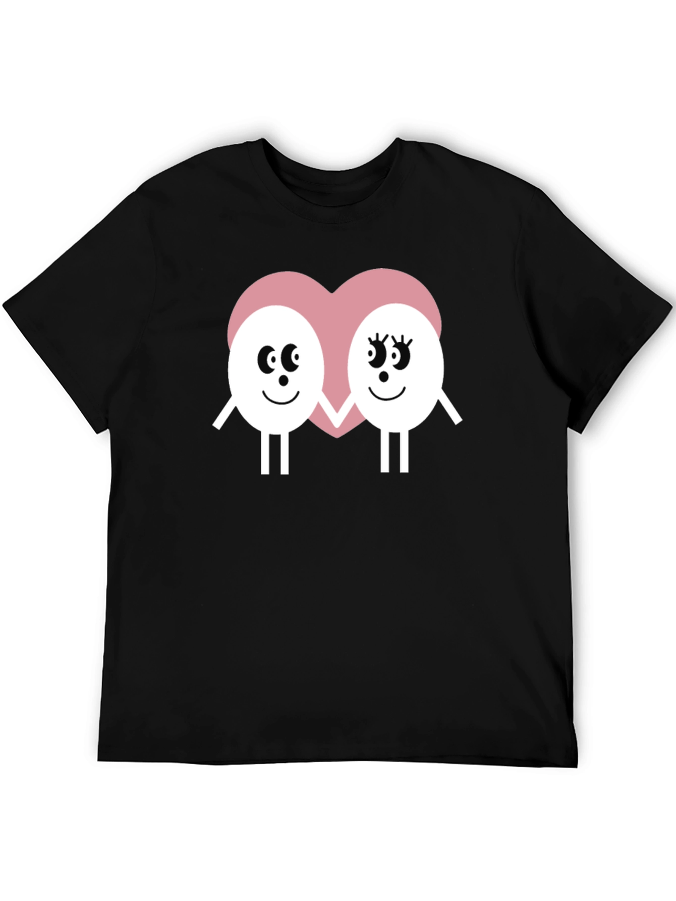 Cute Egg Couple T-Shirt - Valentines Day